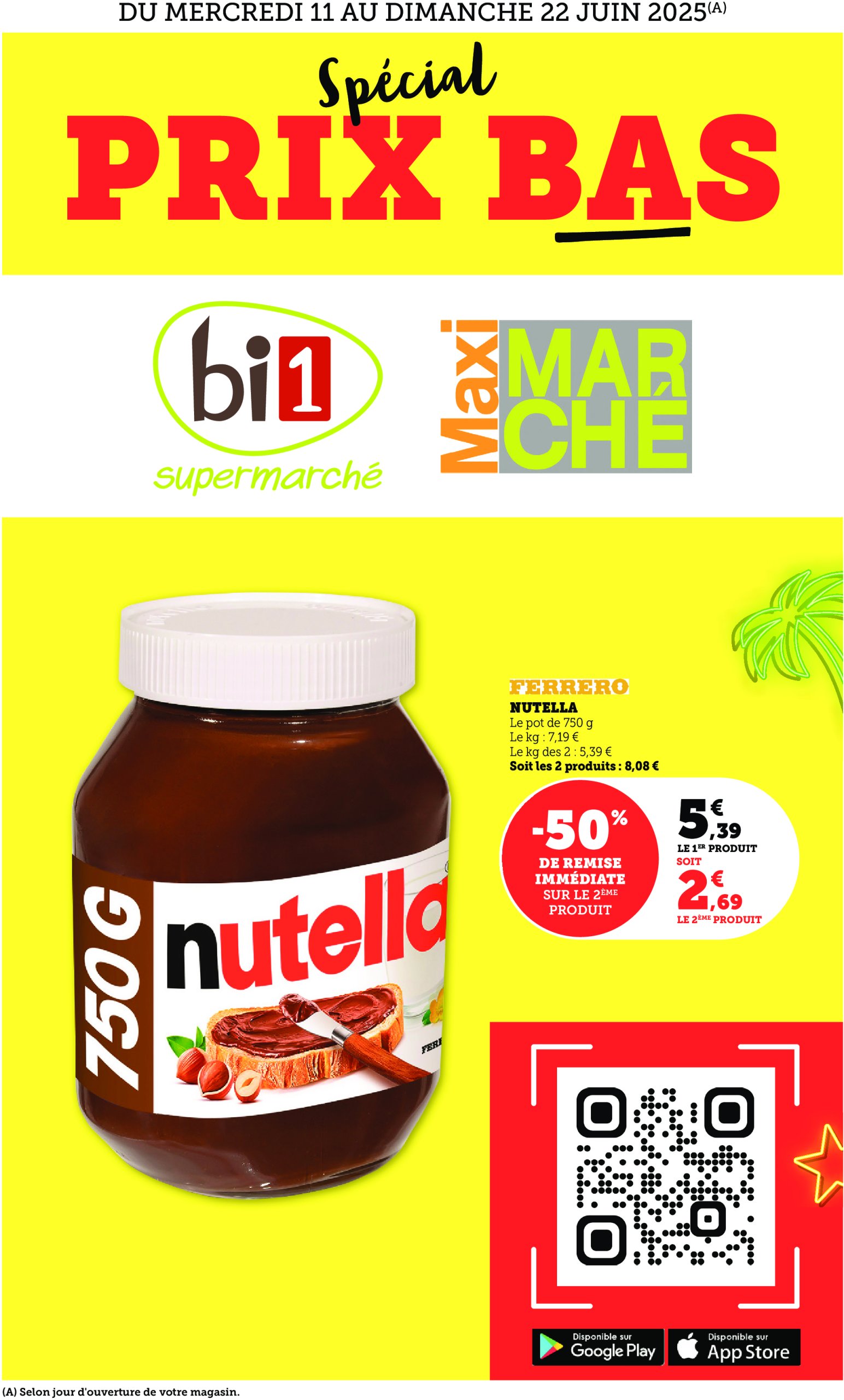 bi1 - Catalogue Bi1 valable du 11/06 au 22/06 - page: 1