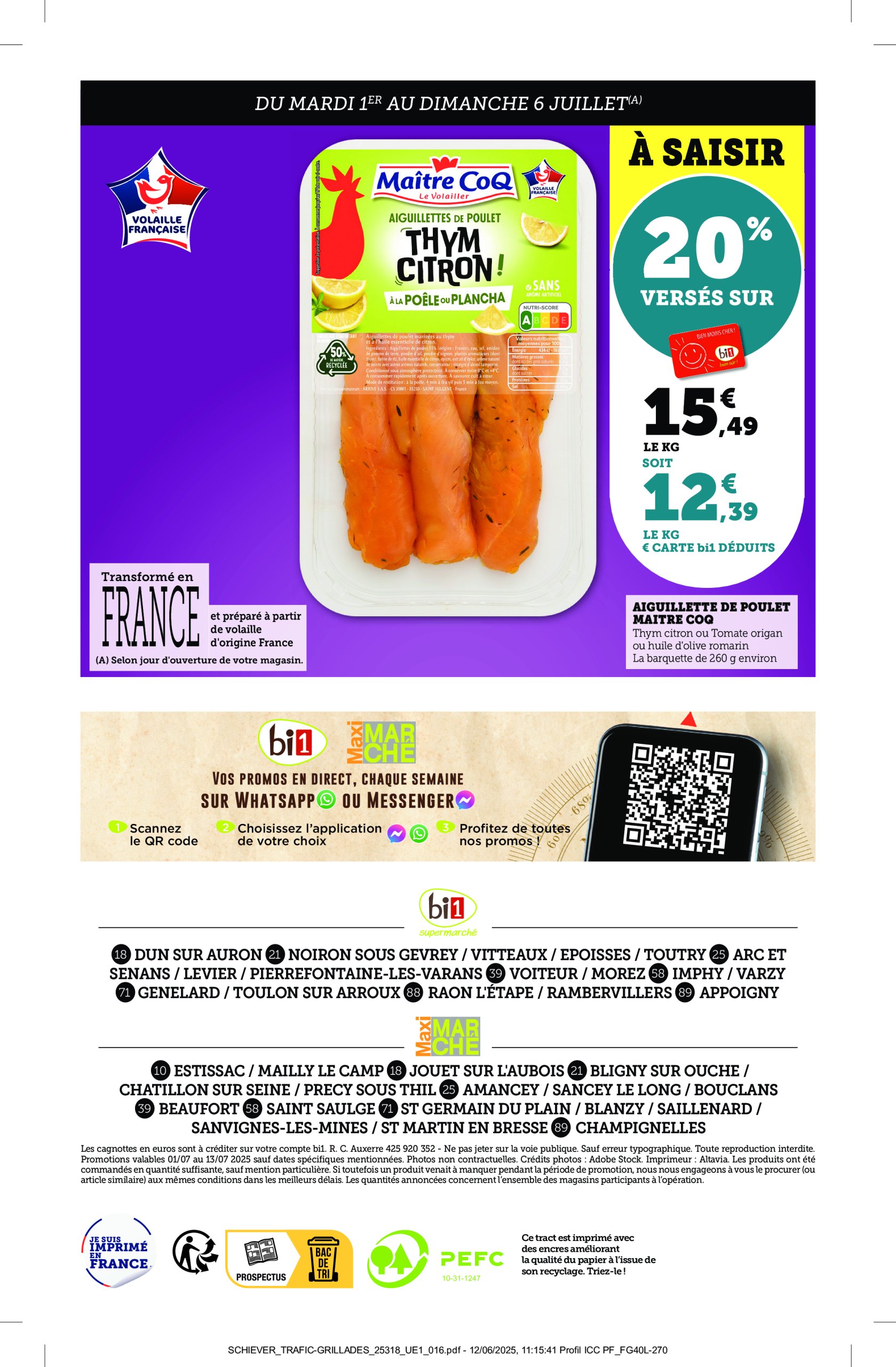 bi1 - Catalogue Bi1 valable du 01/07 au 13/07 - page: 16