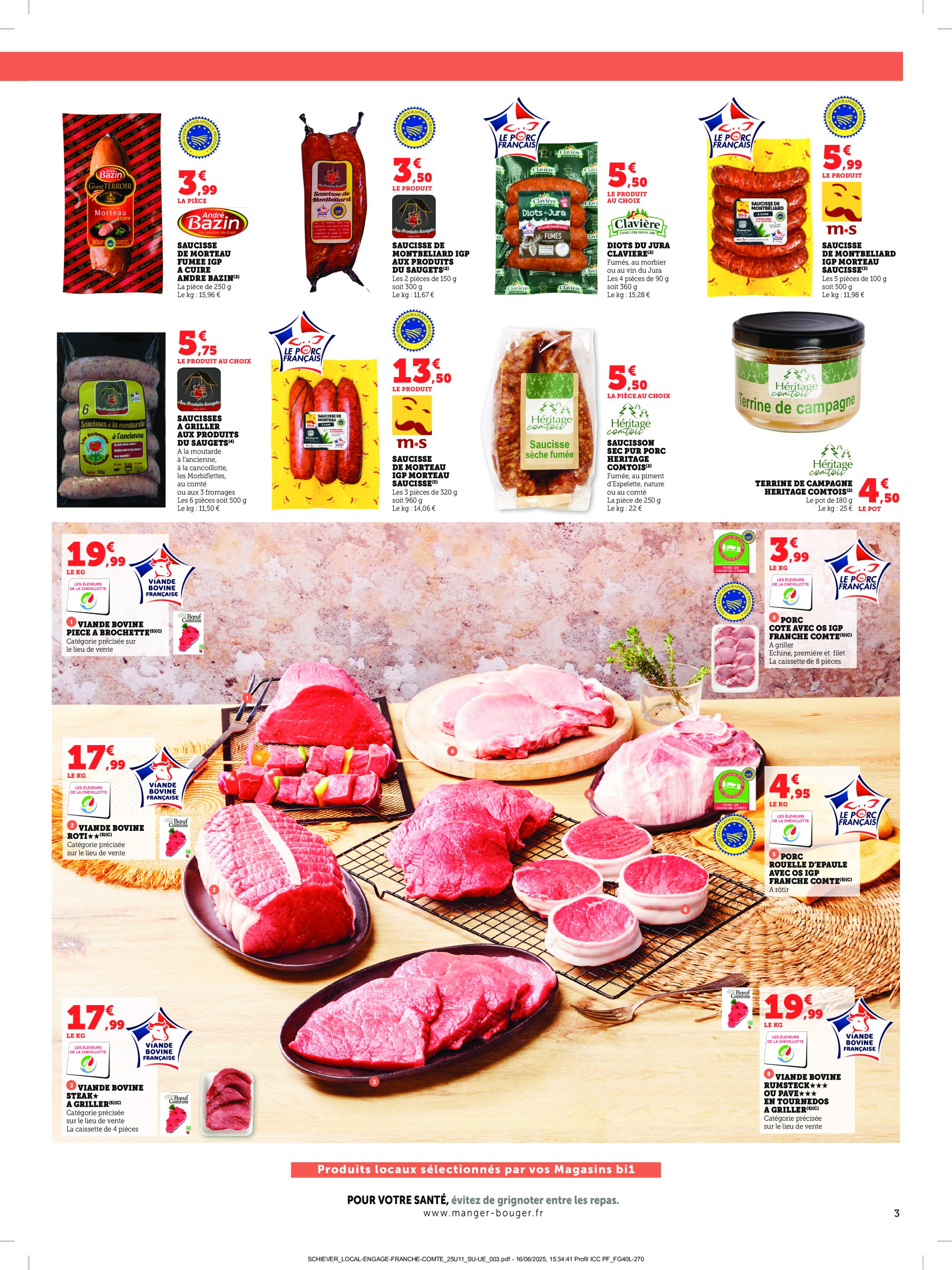 bi1 - Catalogue Bi1 - Nos Partenaires Locaux valable du 08/07 au 20/07 - page: 3