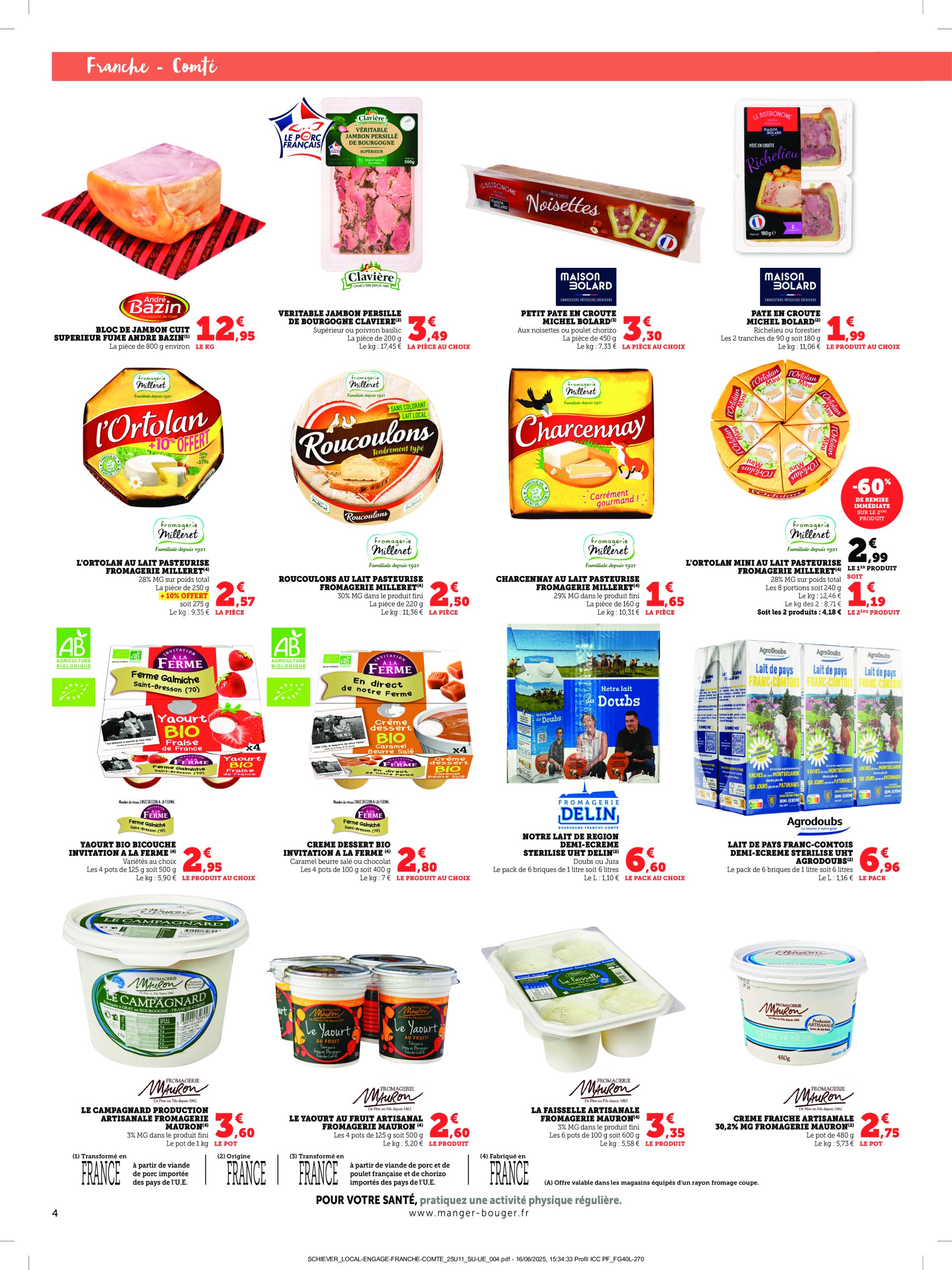 bi1 - Catalogue Bi1 - Nos Partenaires Locaux valable du 08/07 au 20/07 - page: 4
