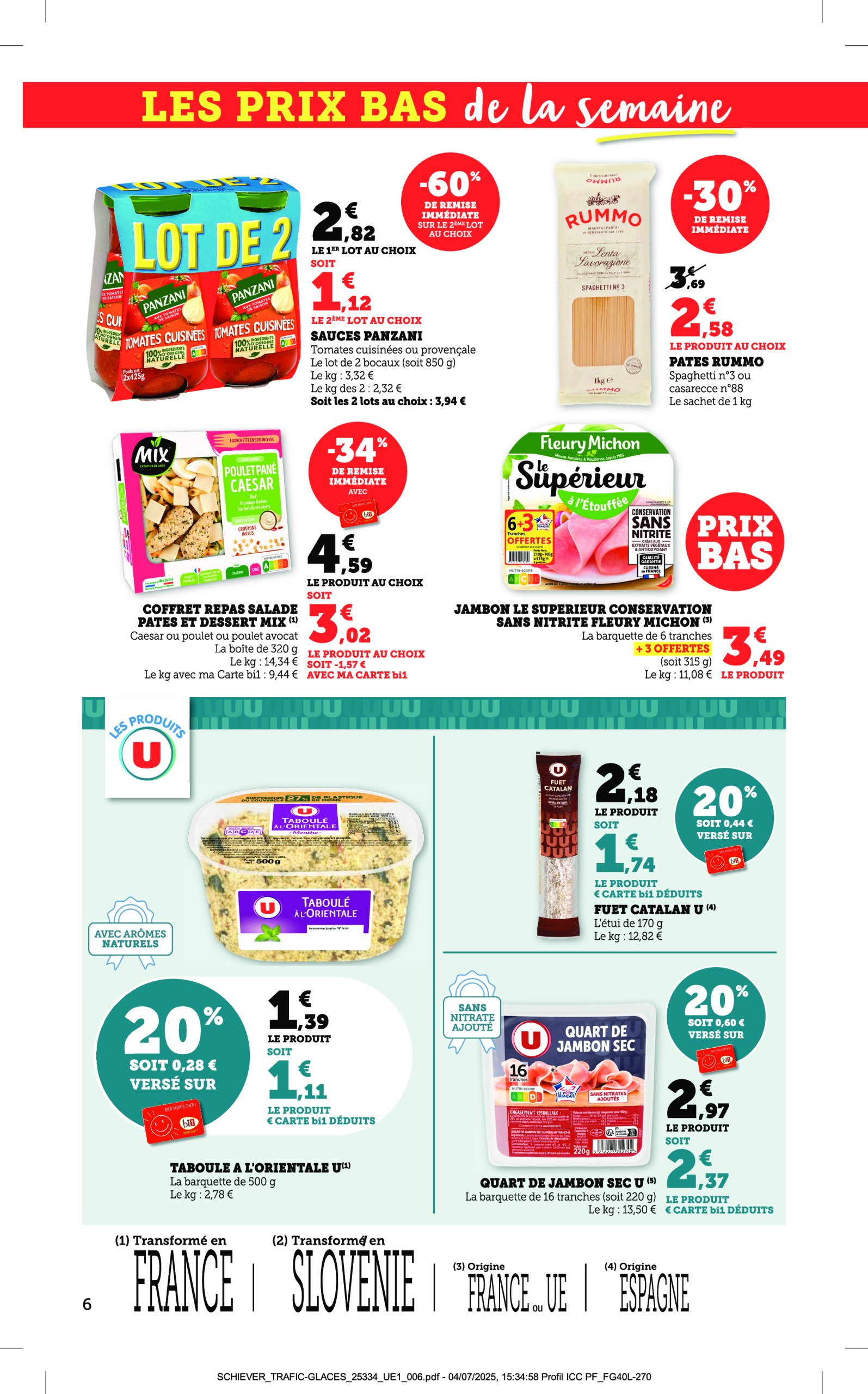 bi1 - Catalogue Bi1 valable du 29/07 au 10/08 - page: 6