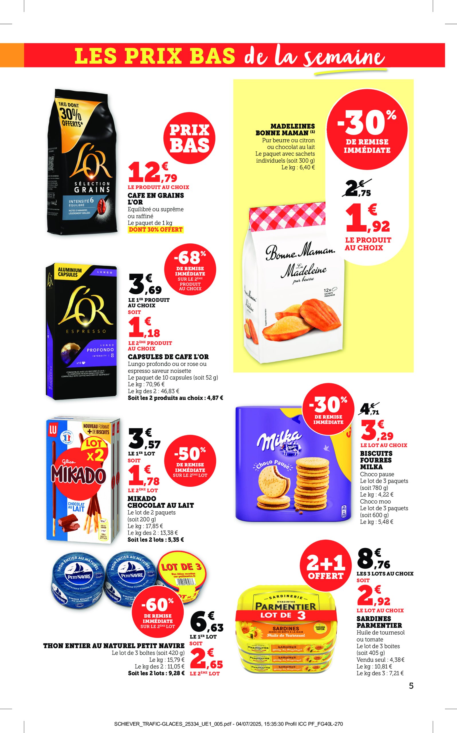 bi1 - Catalogue Bi1 valable du 29/07 au 10/08 - page: 5