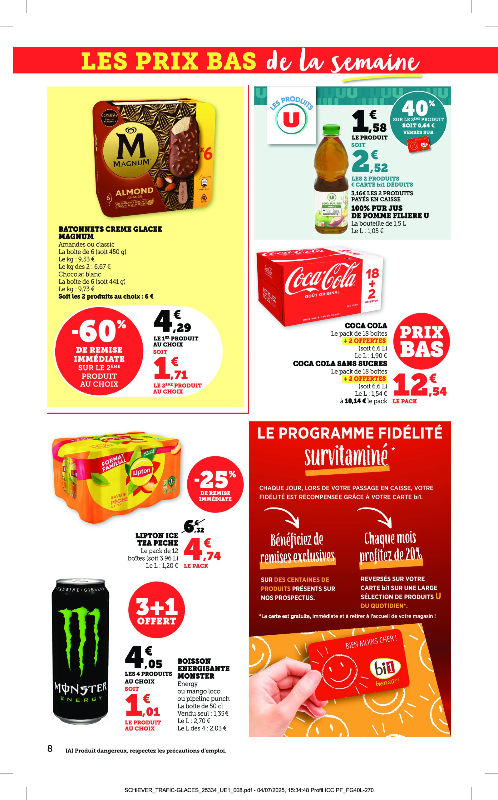 bi1 - Catalogue Bi1 valable du 29/07 au 10/08 - page: 8