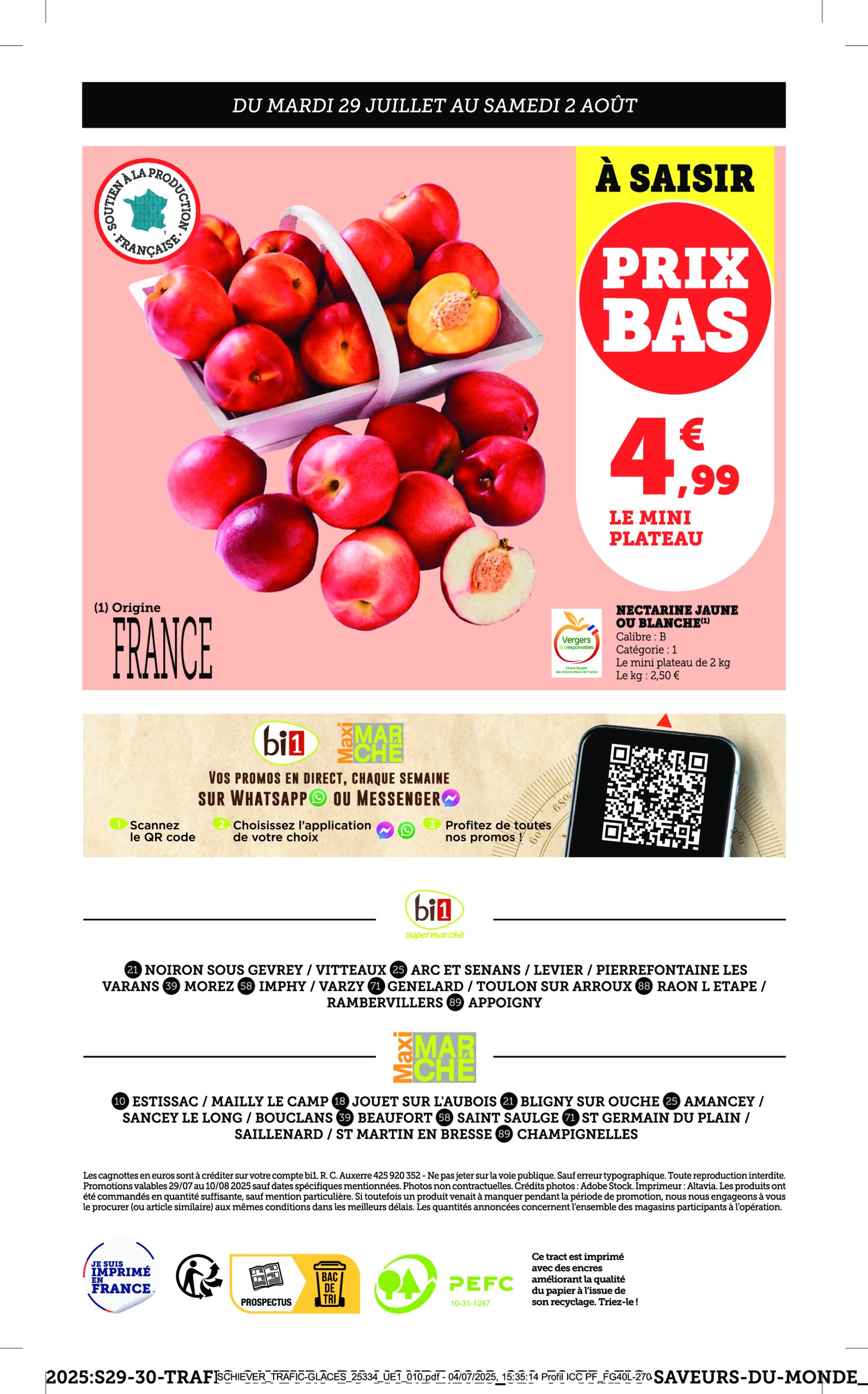 bi1 - Catalogue Bi1 valable du 29/07 au 10/08 - page: 10
