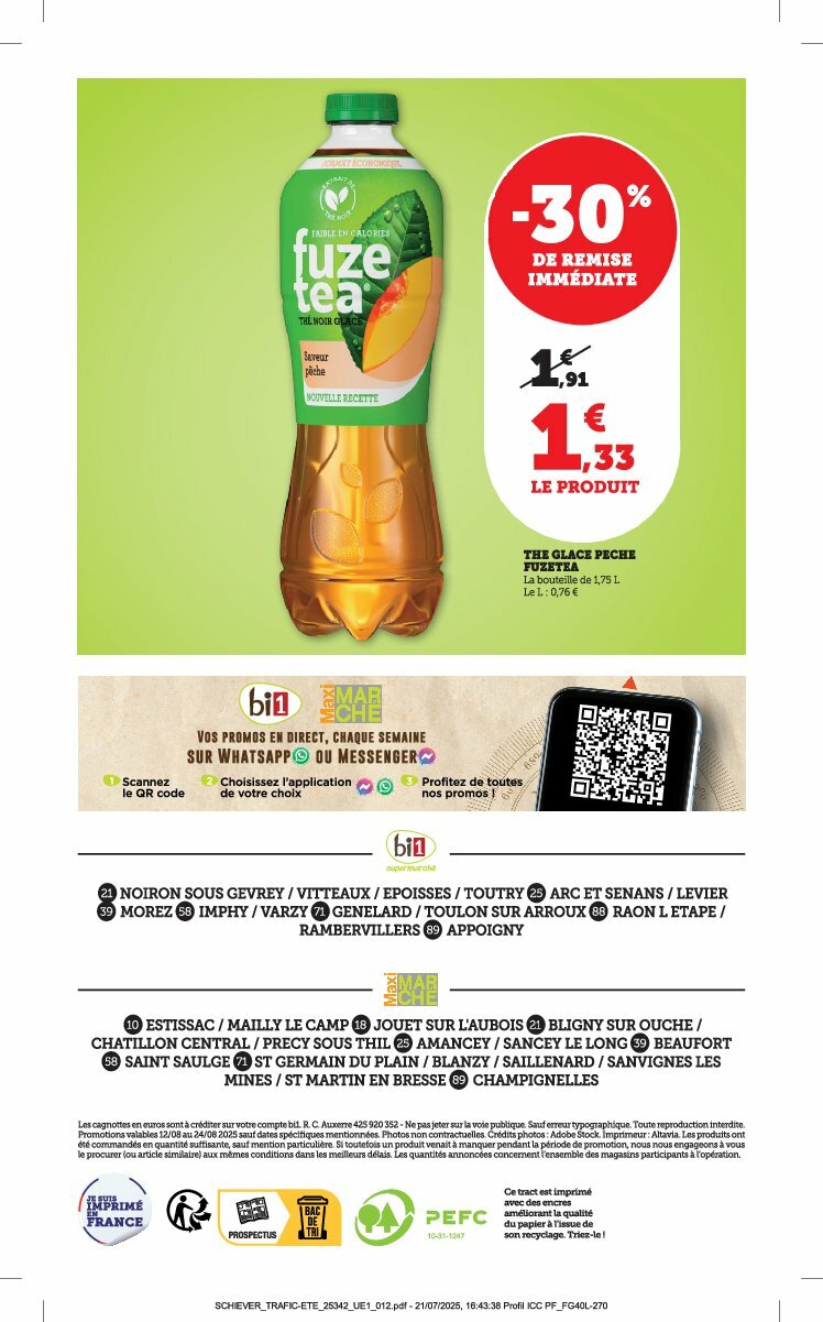 bi1 - Catalogue Bi1 valable du 12/08 au 24/08 - page: 12