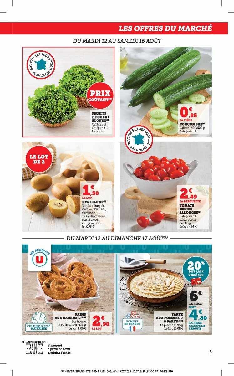 bi1 - Catalogue Bi1 valable du 12/08 au 24/08 - page: 5