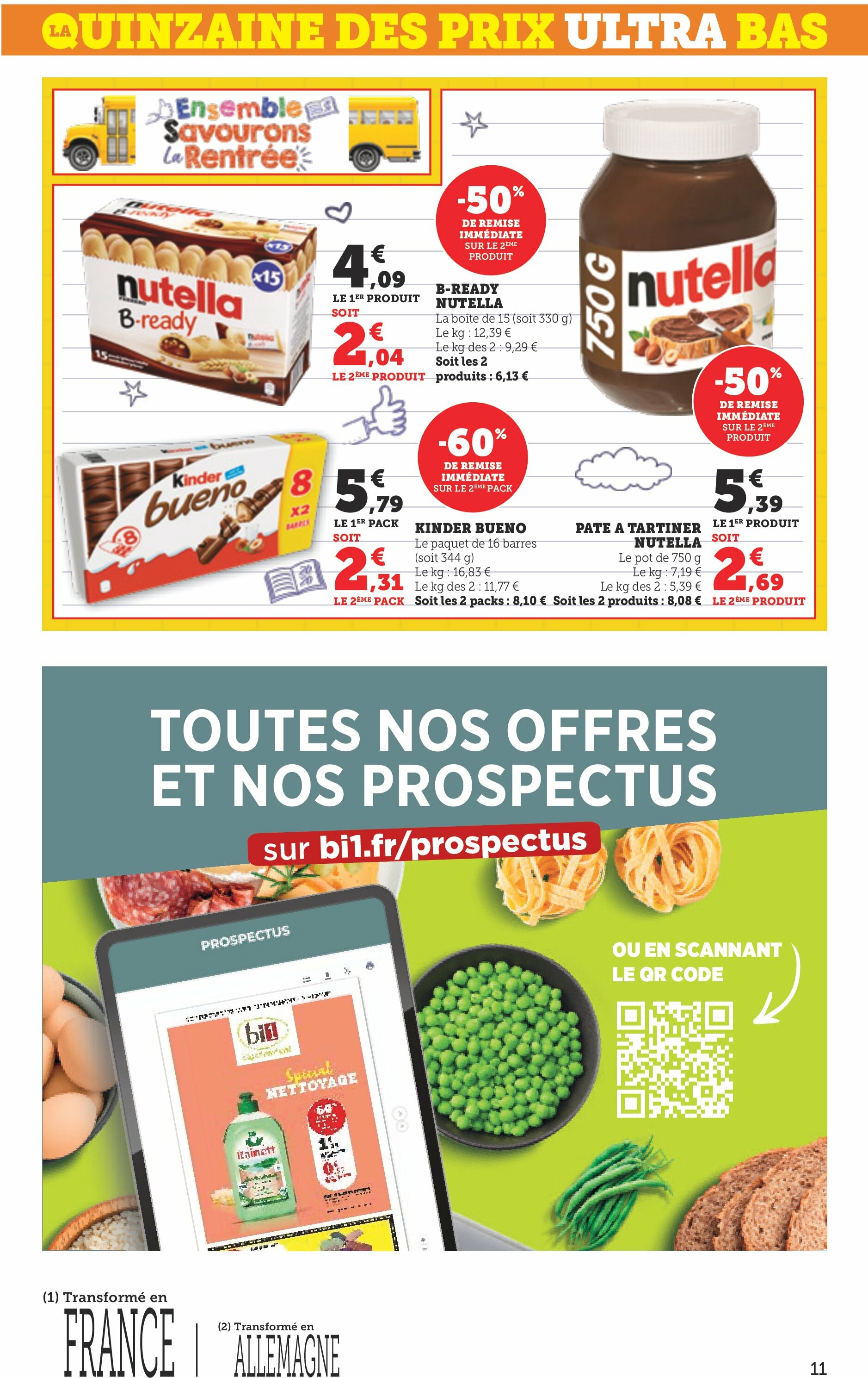 bi1 - Catalogue Bi1 valable du 19/08 au 31/08 - page: 11