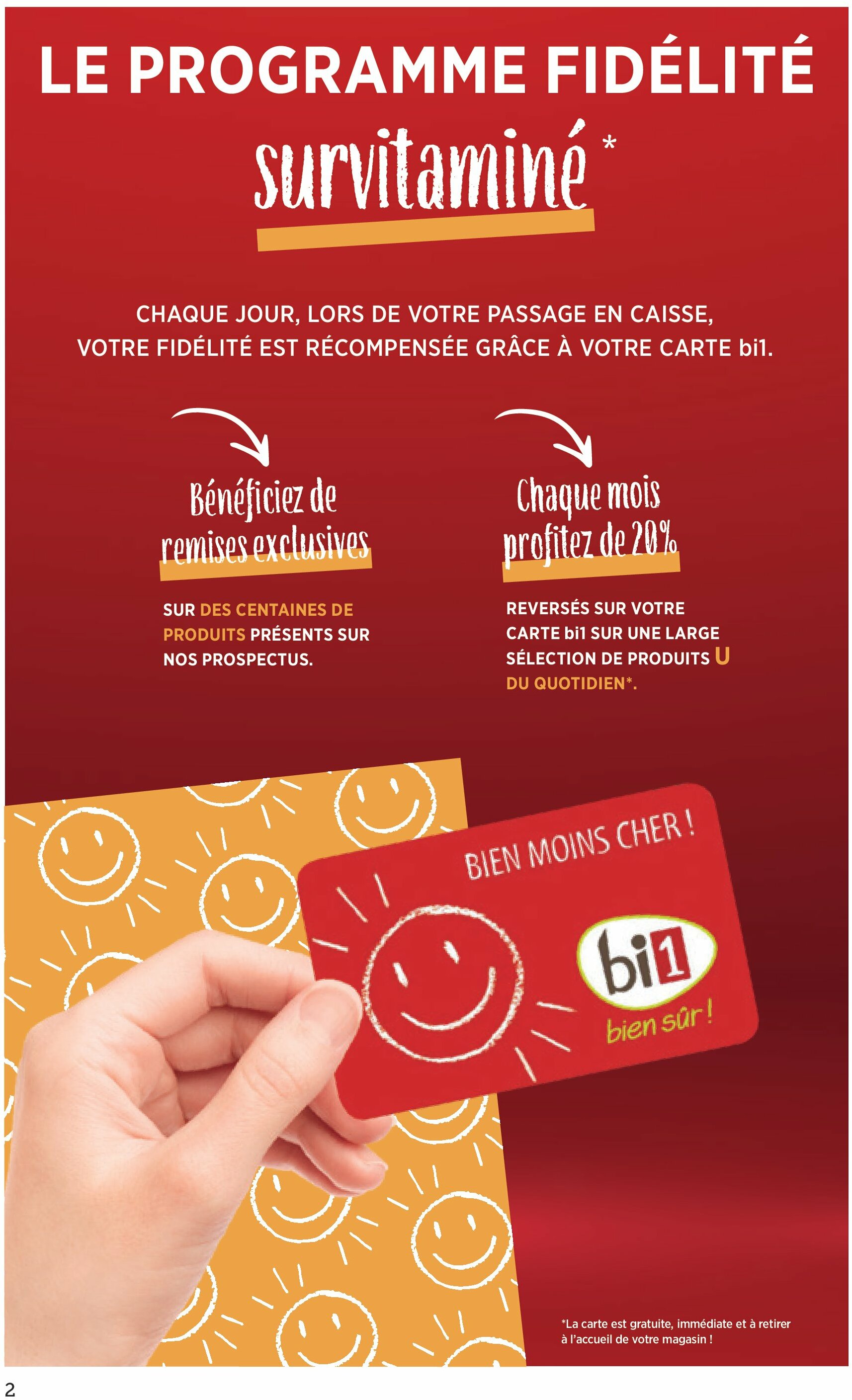 bi1 - Catalogue Bi1 valable du 19/08 au 31/08 - page: 2