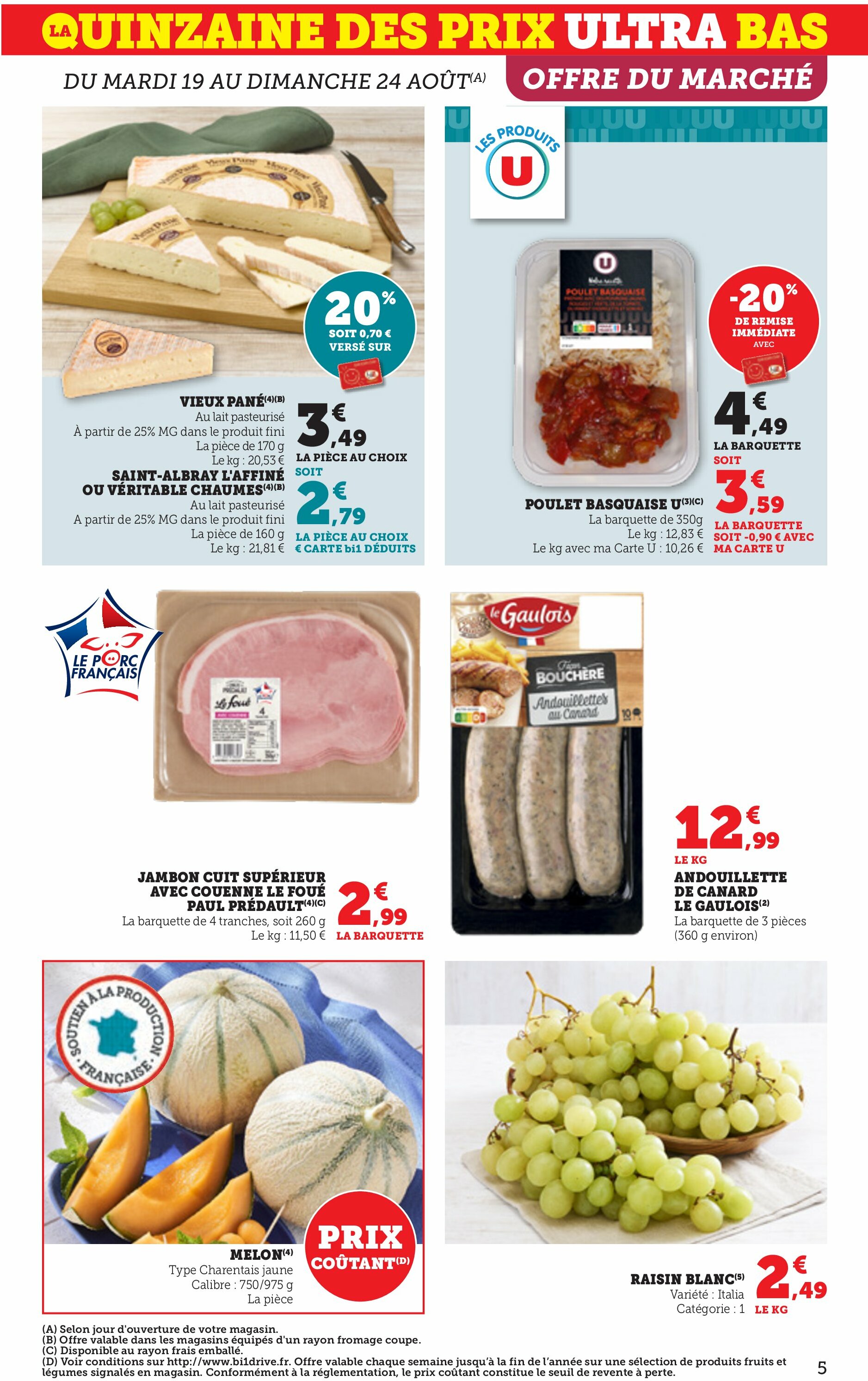 bi1 - Catalogue Bi1 valable du 19/08 au 31/08 - page: 5