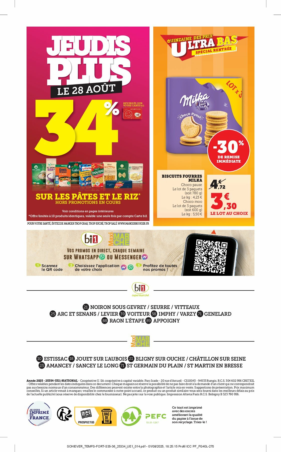 bi1 - Catalogue Bi1 valable du 26/08 au 07/09 - page: 14