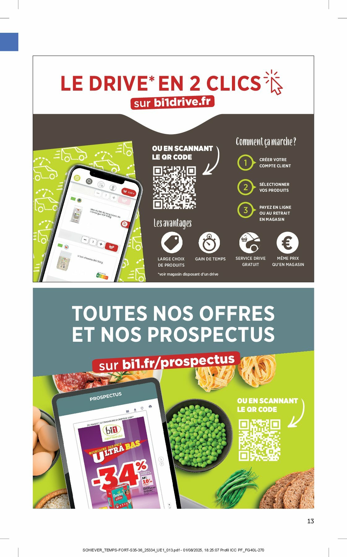 bi1 - Catalogue Bi1 valable du 26/08 au 07/09 - page: 13