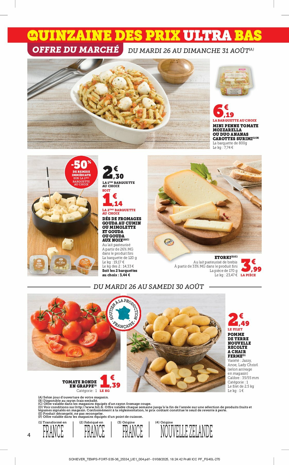 bi1 - Catalogue Bi1 valable du 26/08 au 07/09 - page: 4