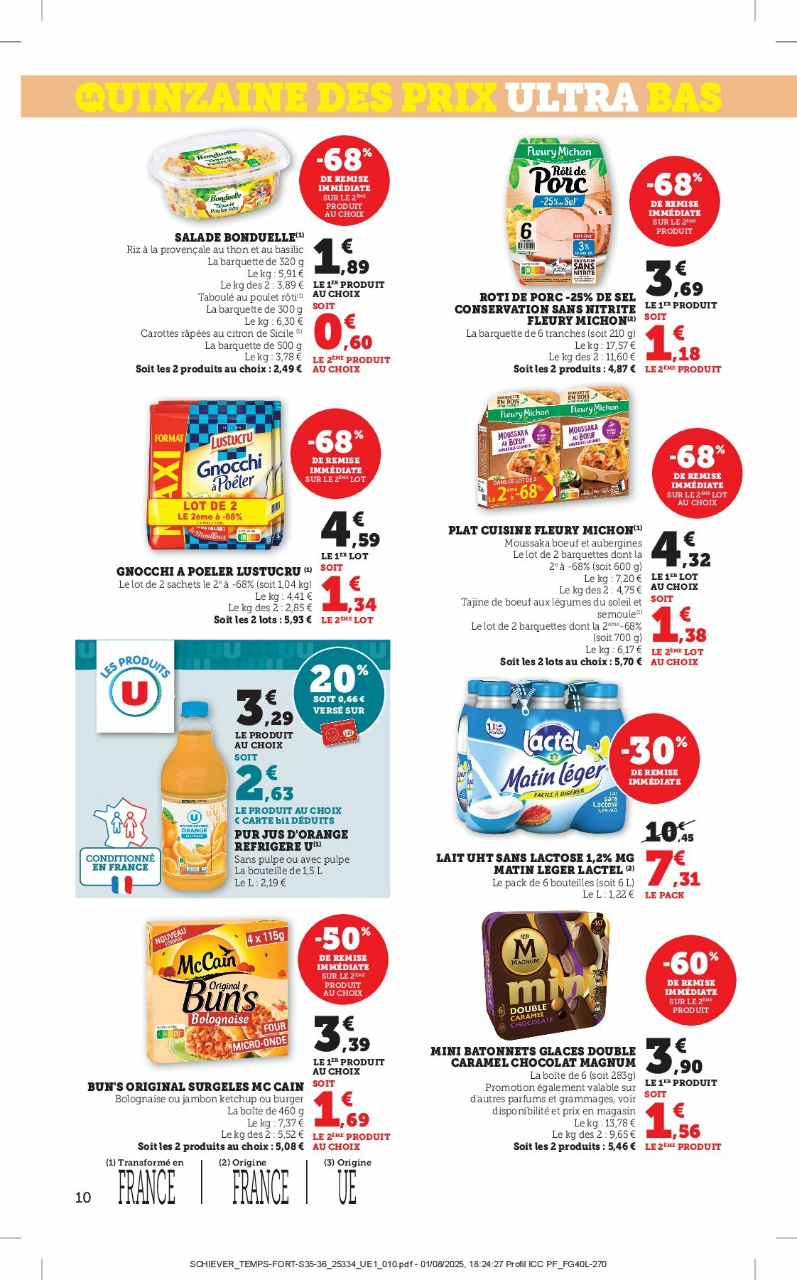 bi1 - Catalogue Bi1 valable du 26/08 au 07/09 - page: 10