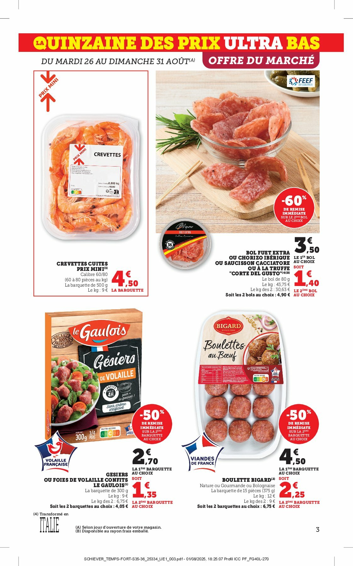 bi1 - Catalogue Bi1 valable du 26/08 au 07/09 - page: 3