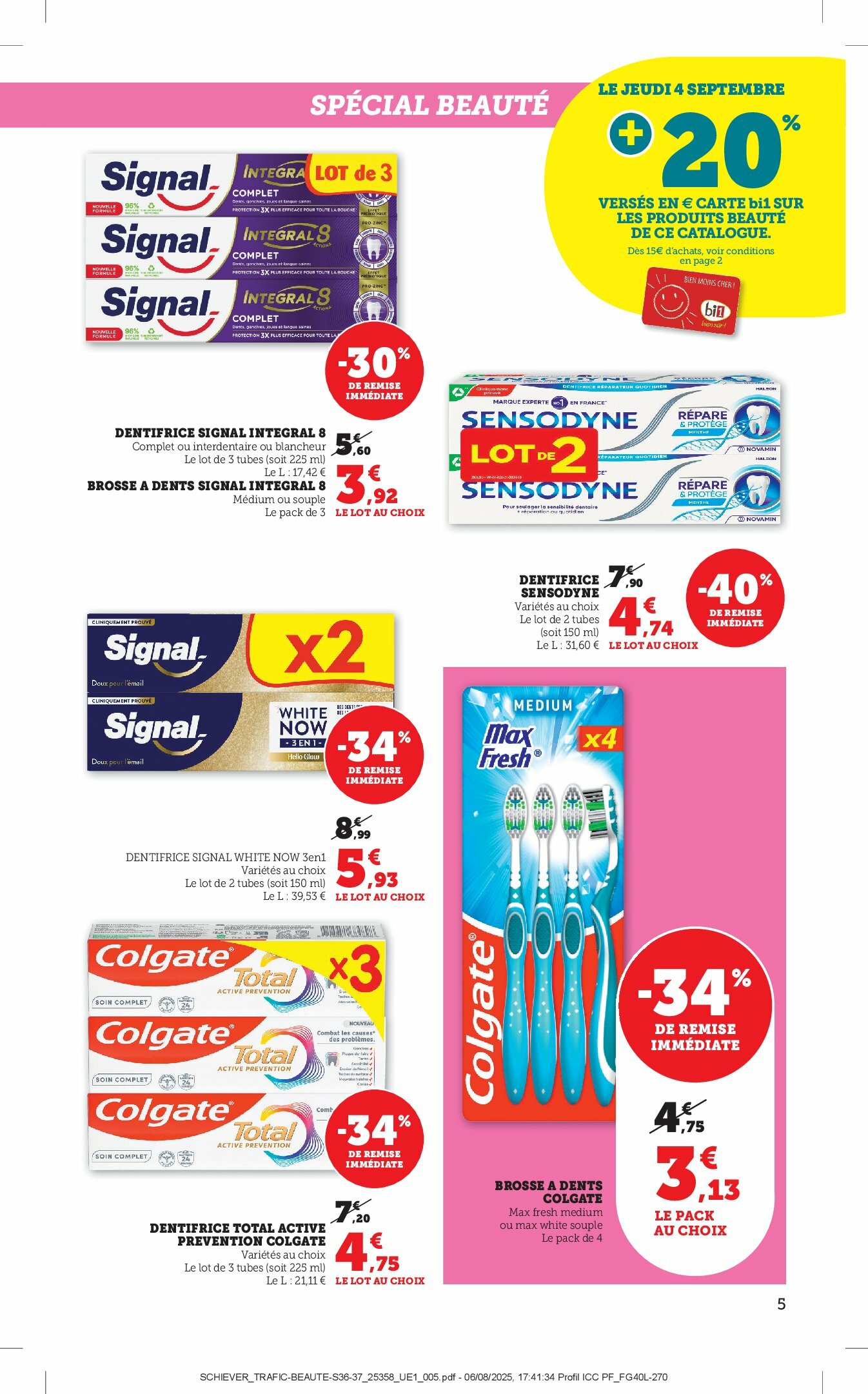 bi1 - Catalogue Bi1 valable du 02/09 au 14/09 - page: 5