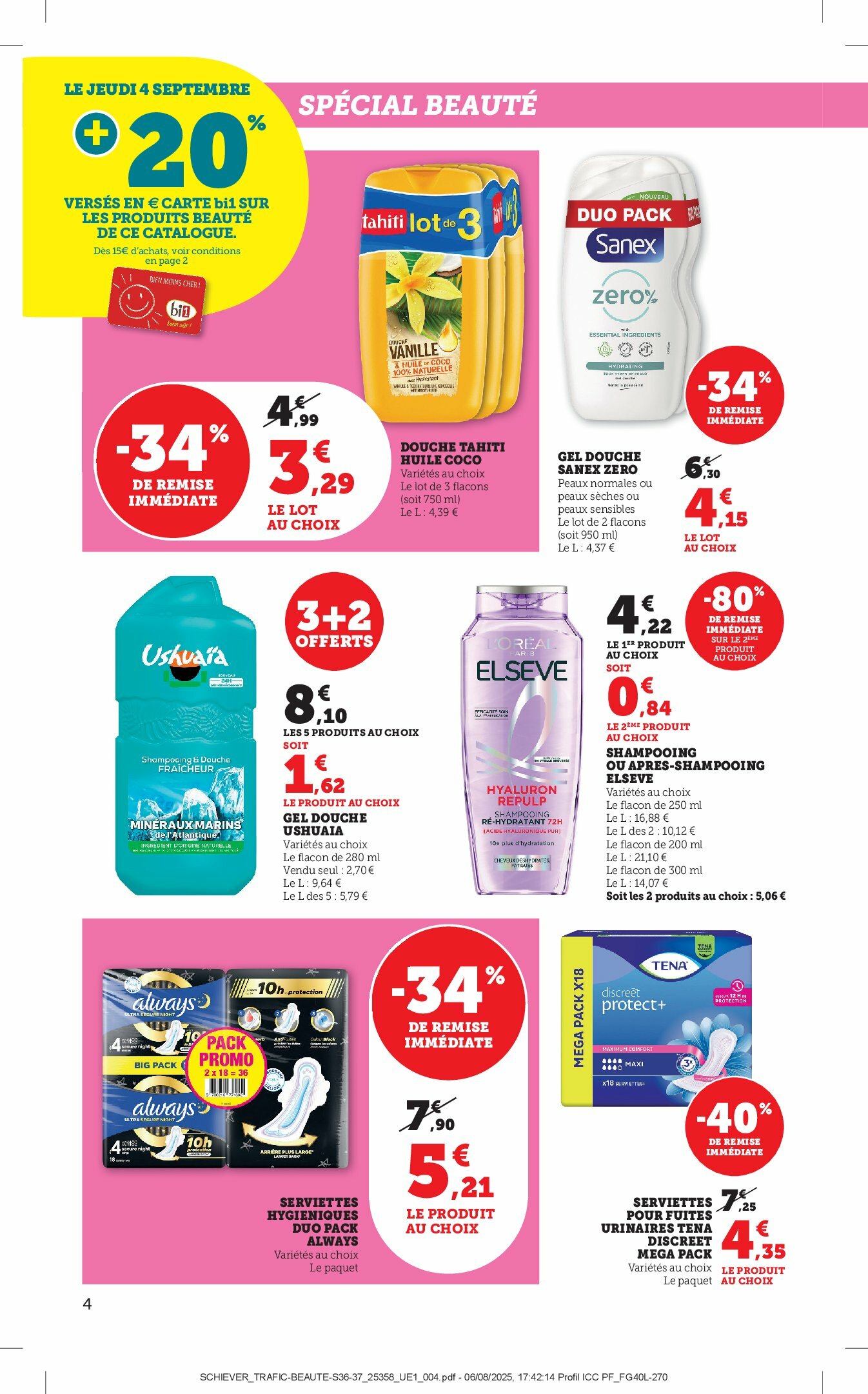 bi1 - Catalogue Bi1 valable du 02/09 au 14/09 - page: 4