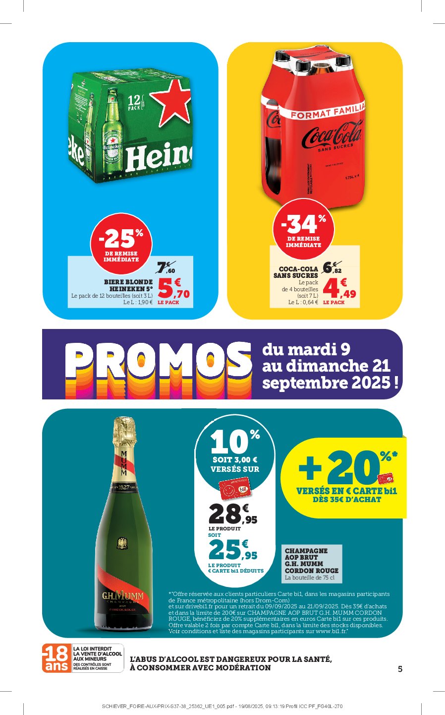 bi1 - Catalogue Bi1 valable du 09/09 au 21/09 - page: 5