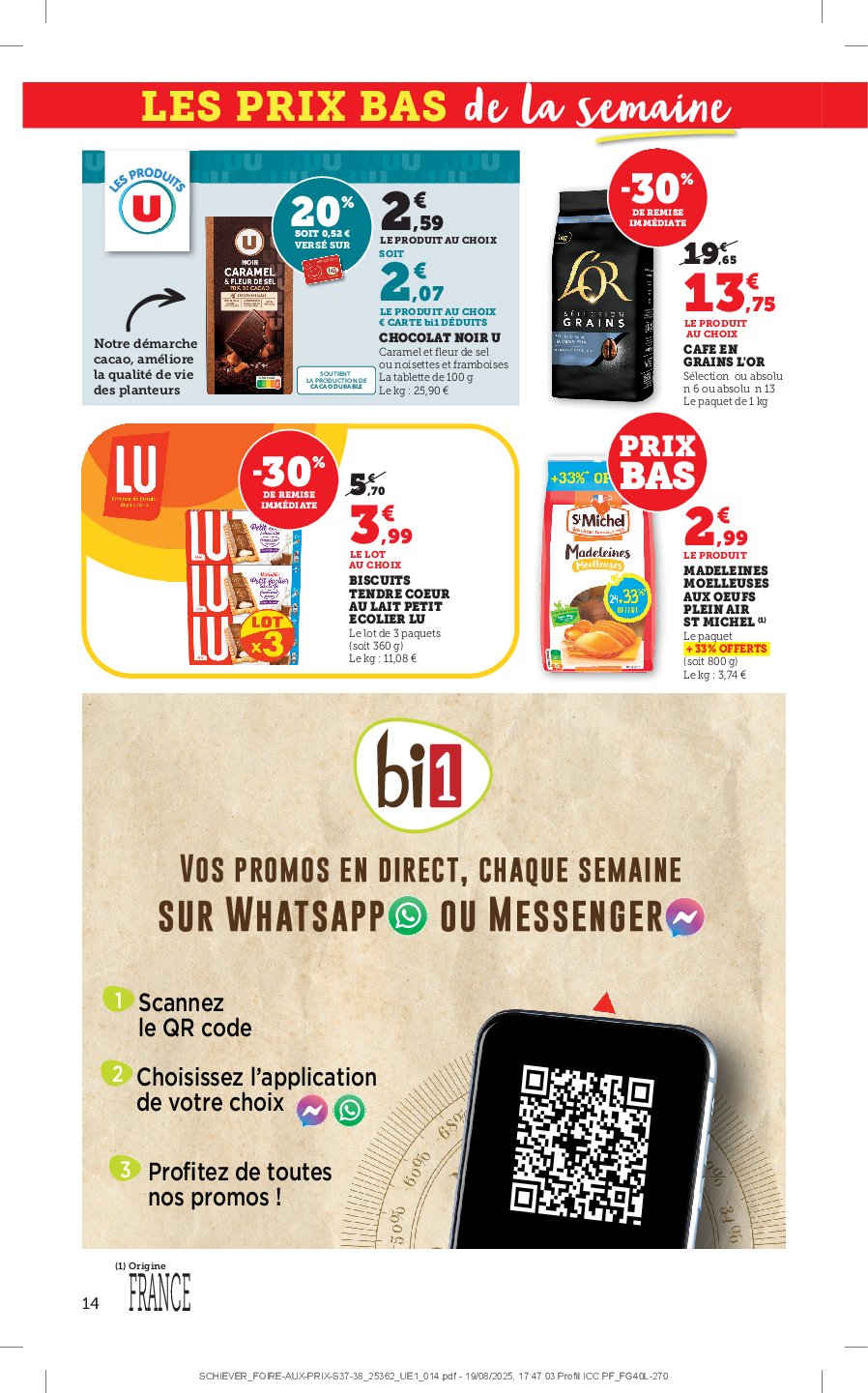 bi1 - Catalogue Bi1 valable du 09/09 au 21/09 - page: 14