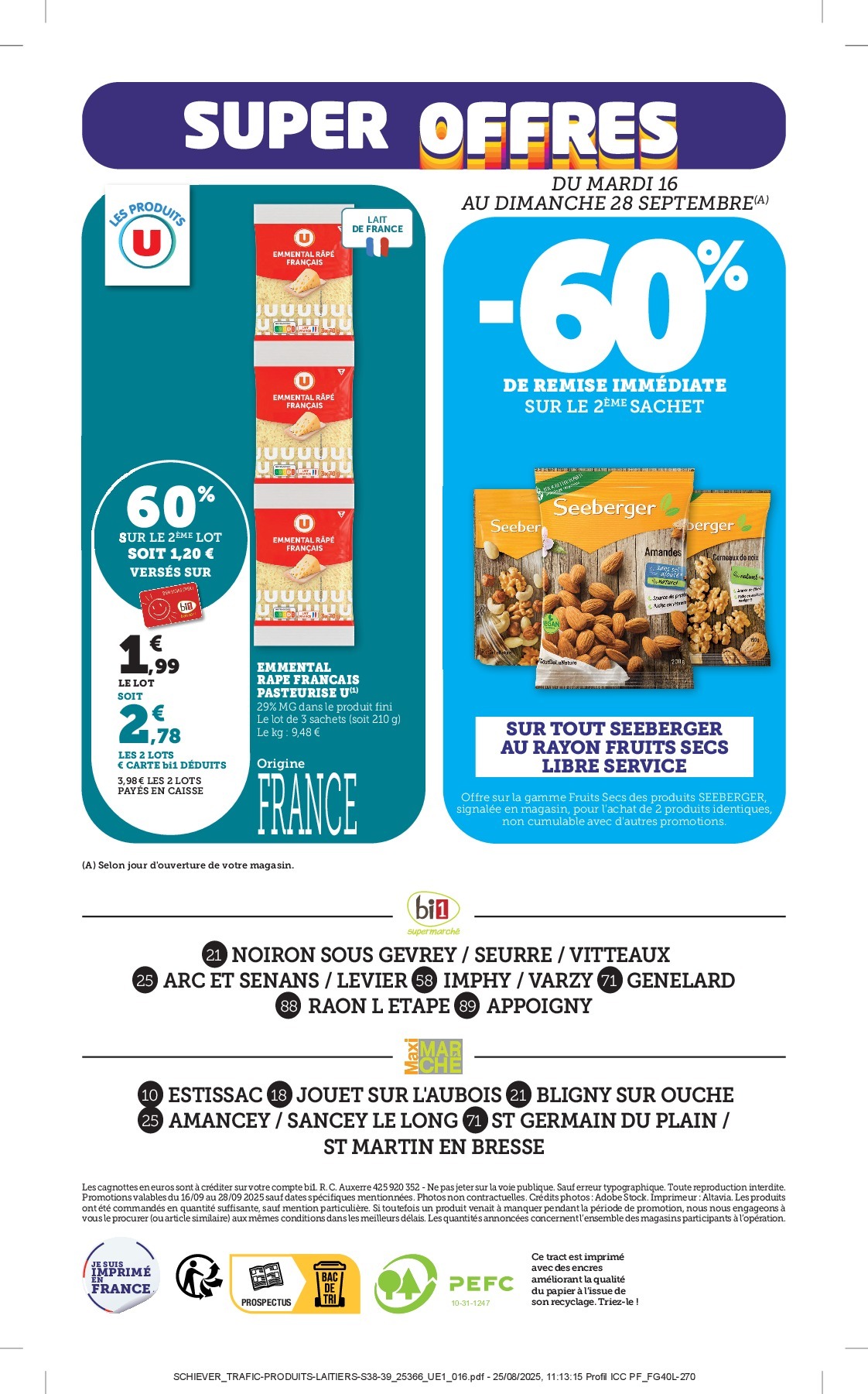 bi1 - Catalogue Bi1 valable du 16/09 au 28/09 - page: 16