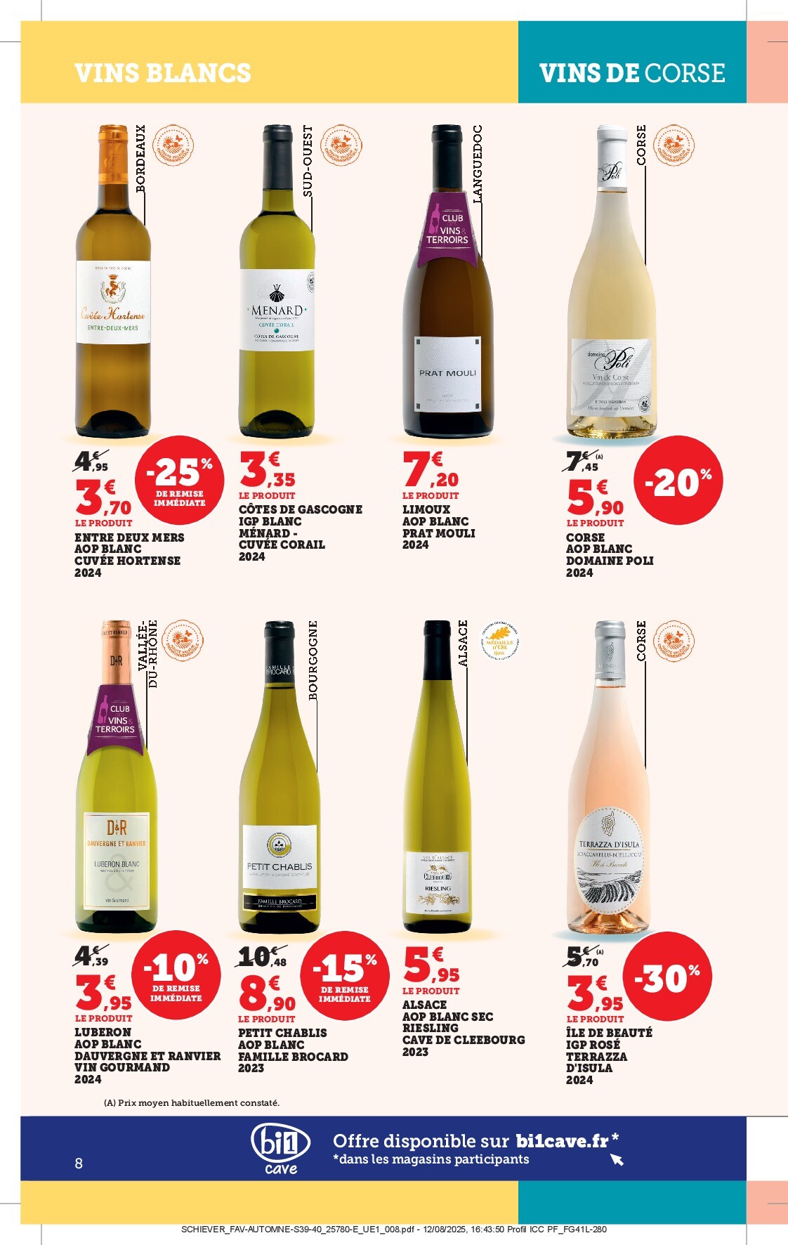 bi1 - Catalogue Bi1 - Foire aux Vins valable du 23/09 au 05/10 - page: 8