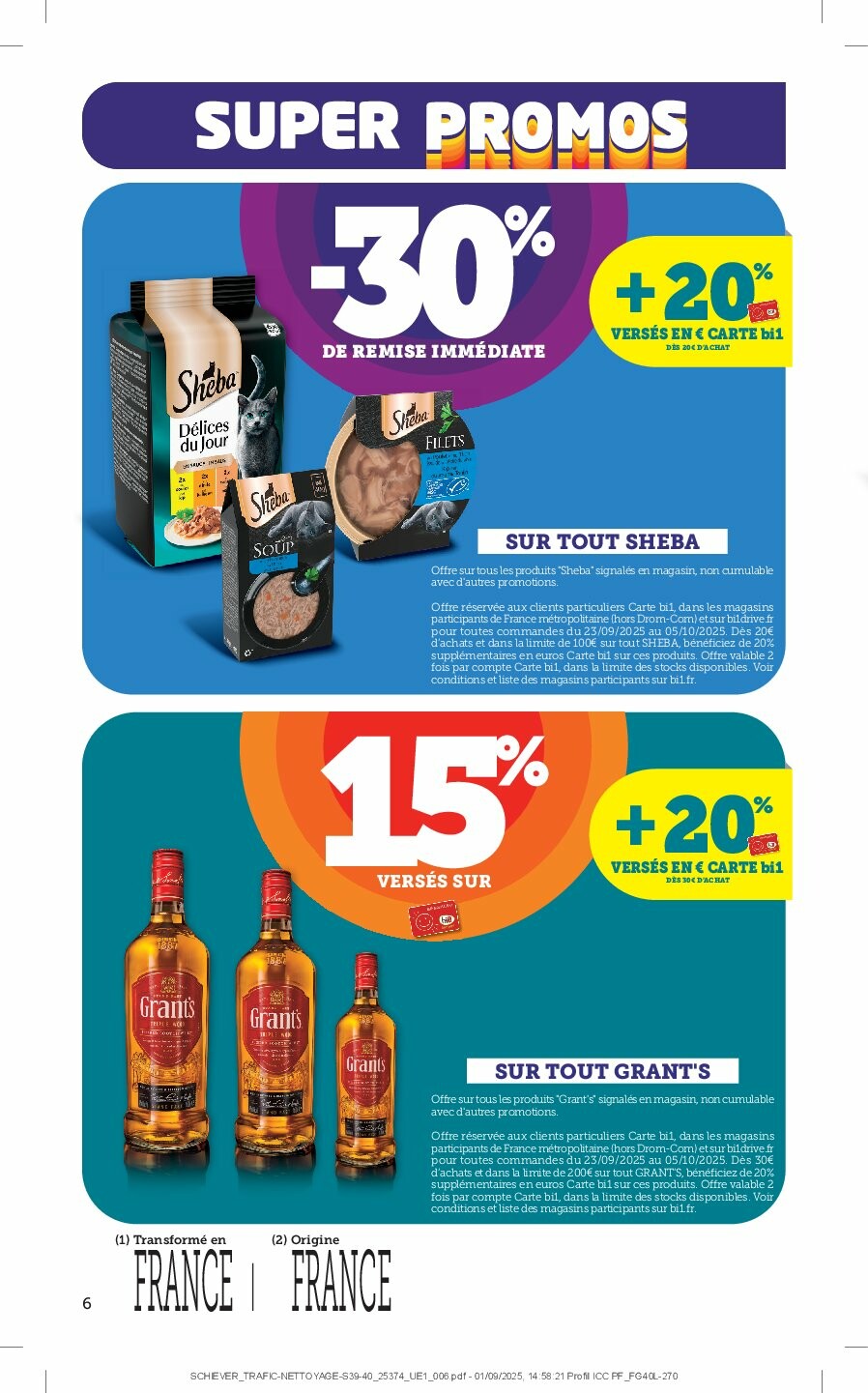 bi1 - Catalogue Bi1 valable du 23/09 au 05/10 - page: 6