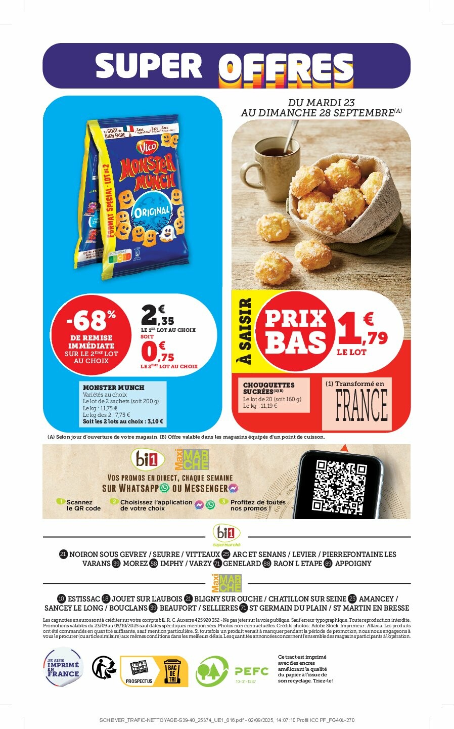 bi1 - Catalogue Bi1 valable du 23/09 au 05/10 - page: 16