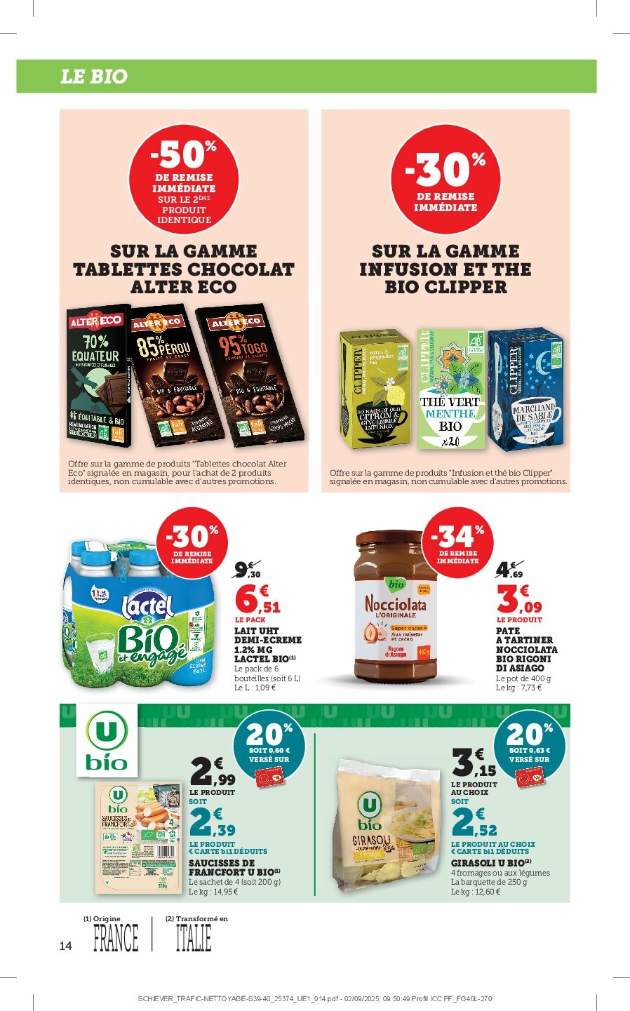 bi1 - Catalogue Bi1 valable du 23/09 au 05/10 - page: 14