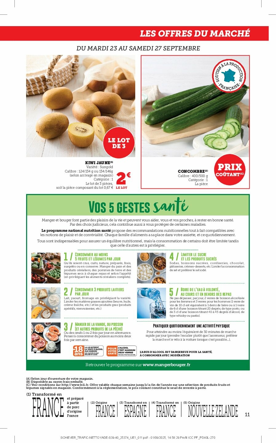 bi1 - Catalogue Bi1 valable du 23/09 au 05/10 - page: 11