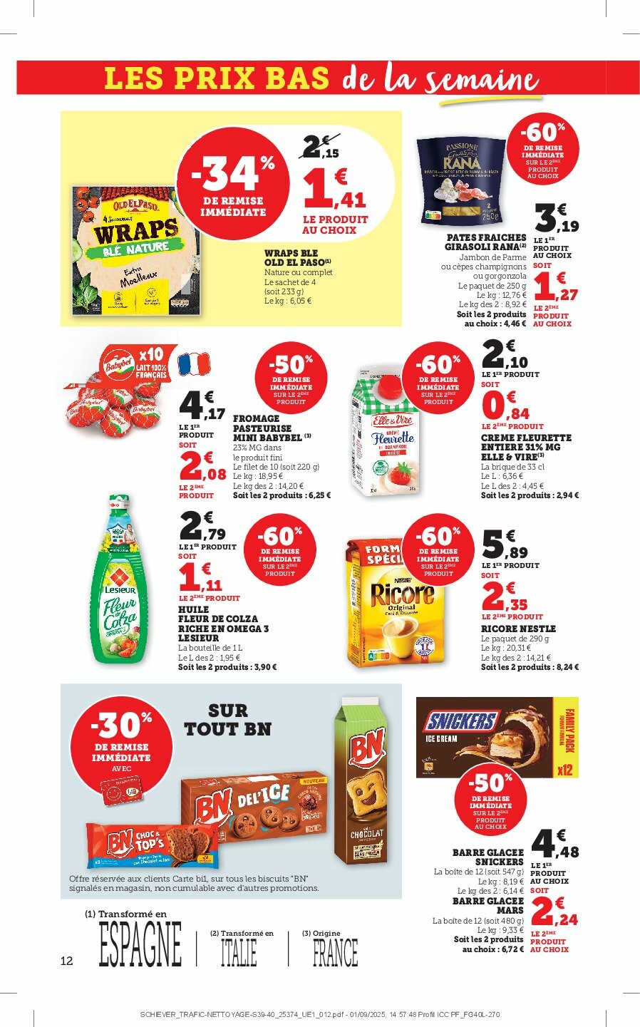 bi1 - Catalogue Bi1 valable du 23/09 au 05/10 - page: 12