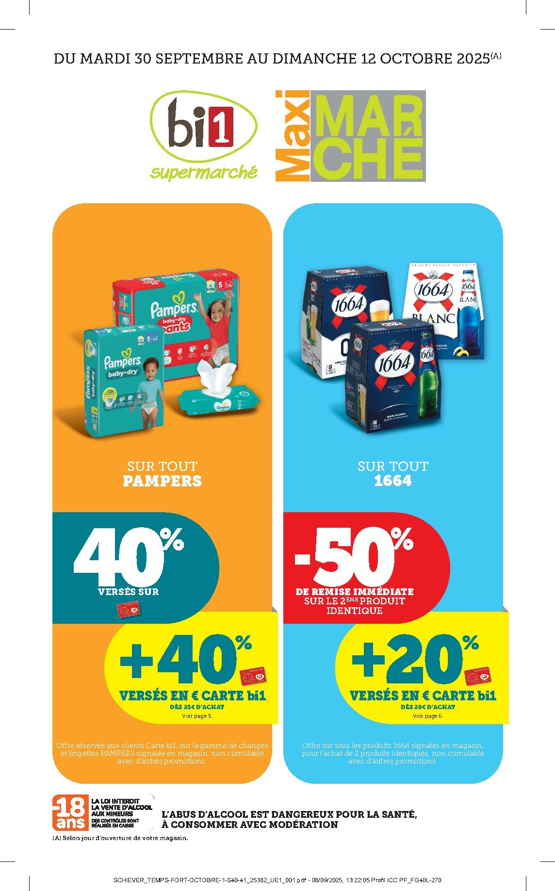bi1 - Catalogue Bi1 valable du 30/09 au 12/10