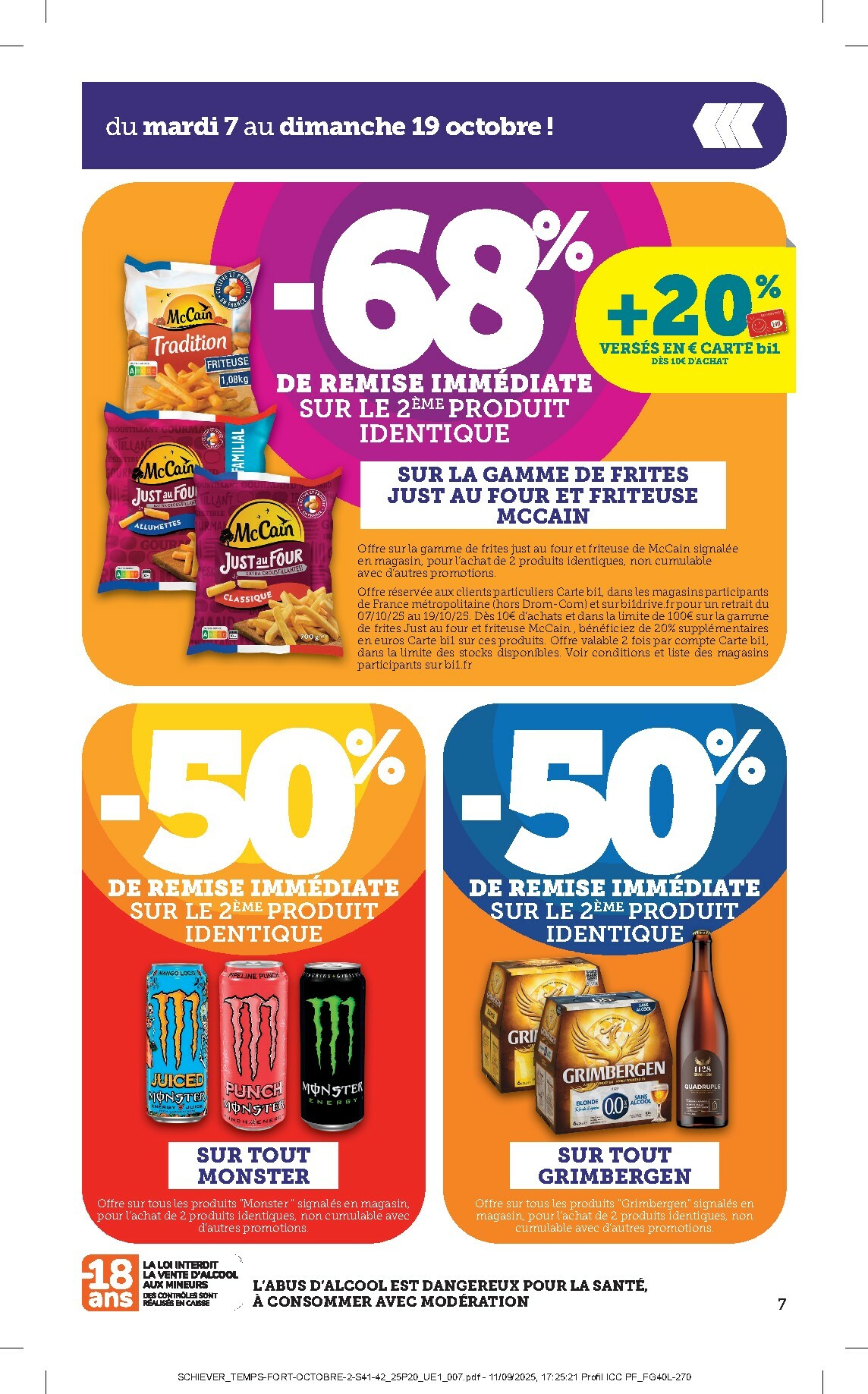 bi1 - Catalogue Bi1 valable du 07/10 au 19/10 - page: 7