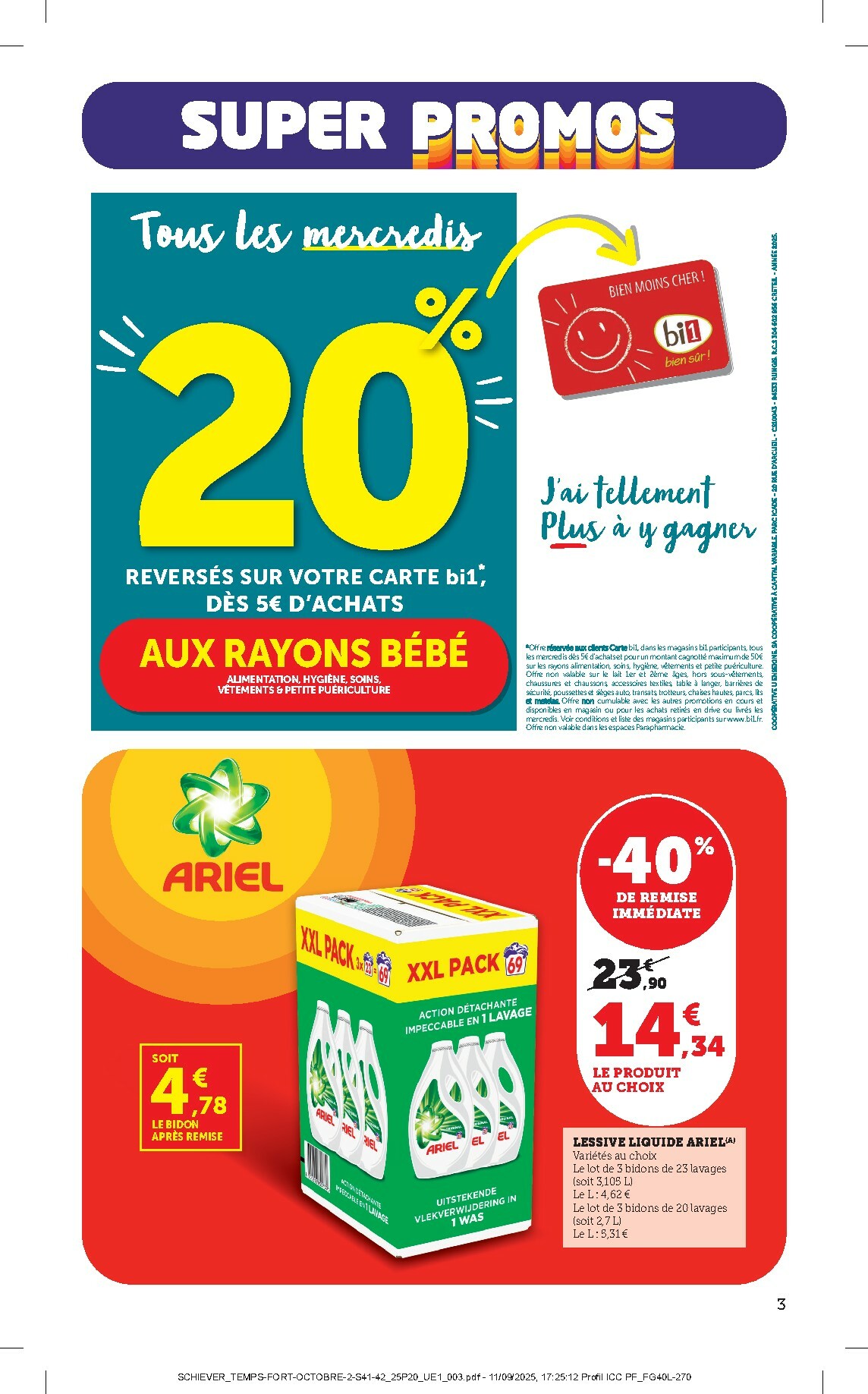 bi1 - Catalogue Bi1 valable du 07/10 au 19/10 - page: 3