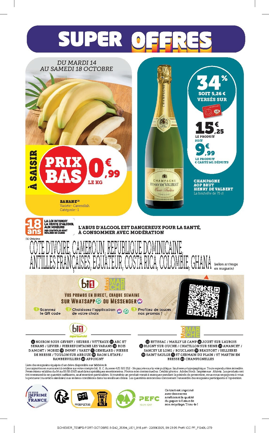 bi1 - Catalogue Bi1 valable du 14/10 au 19/10 - page: 16