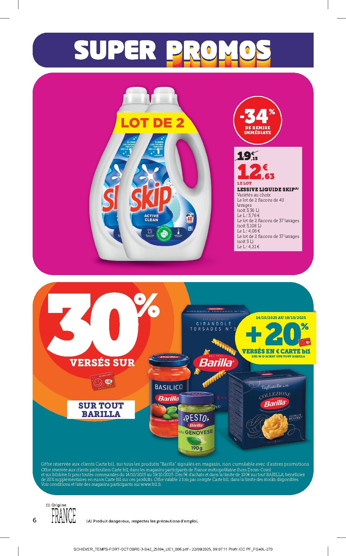 bi1 - Catalogue Bi1 valable du 14/10 au 19/10 - page: 6