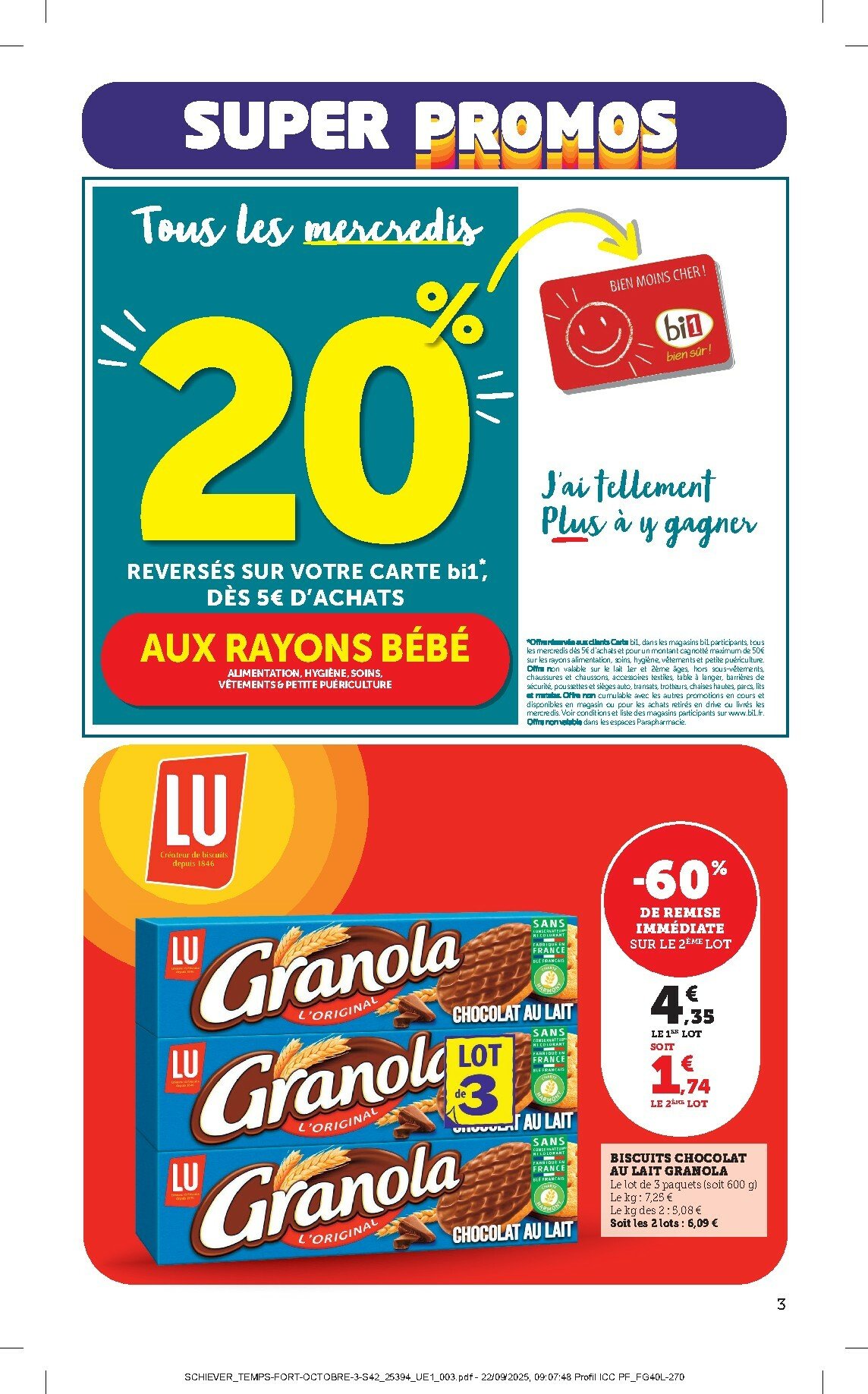 bi1 - Catalogue Bi1 valable du 14/10 au 19/10 - page: 3