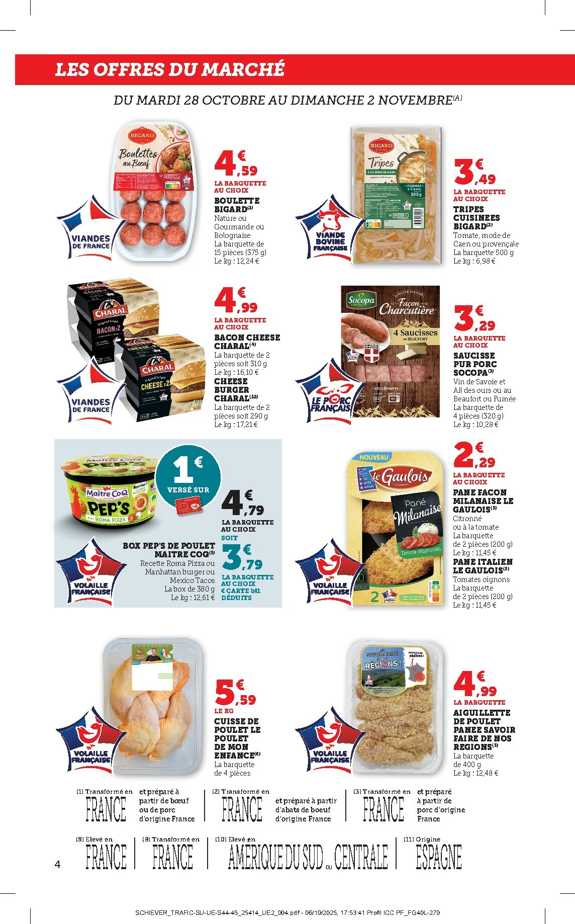 bi1 - Catalogue Bi1 valable du 28/10 au 09/11 - page: 4