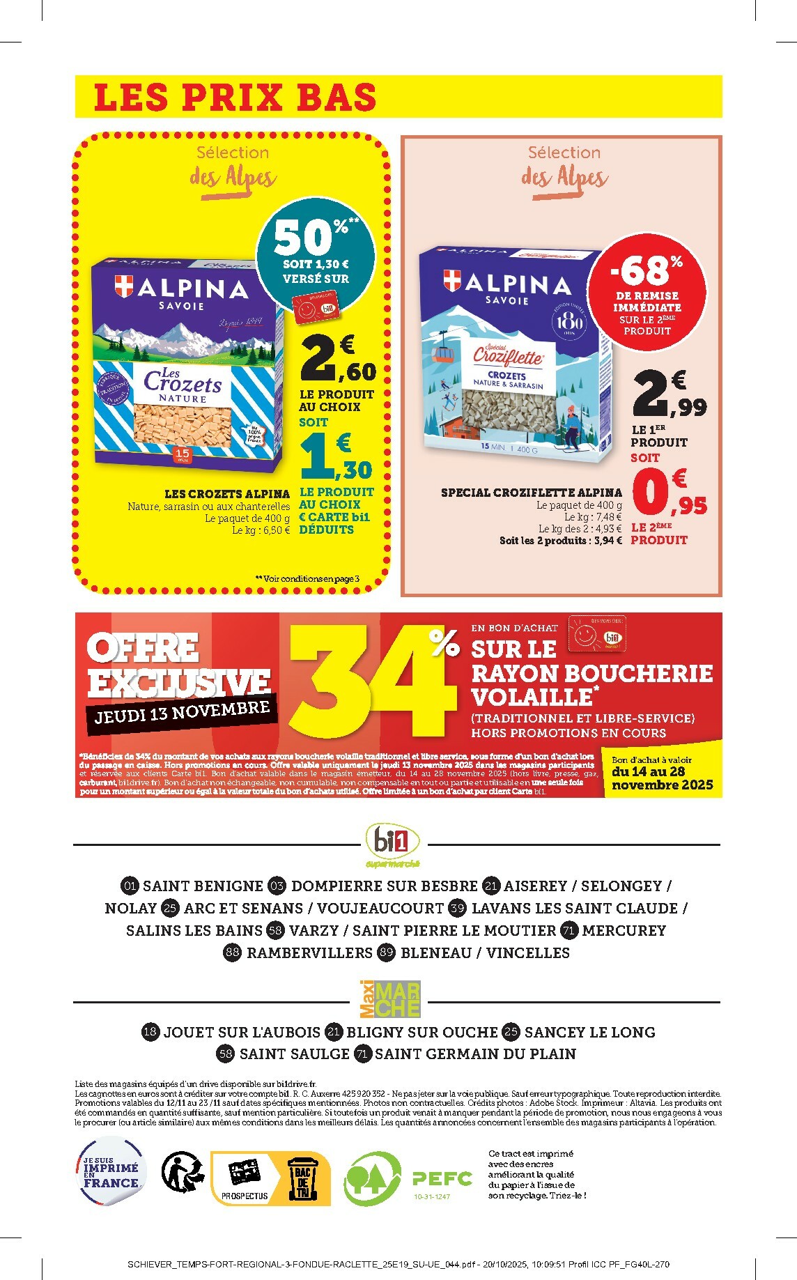 bi1 - Catalogue Bi1 valable du 11/11 au 23/11 - page: 44