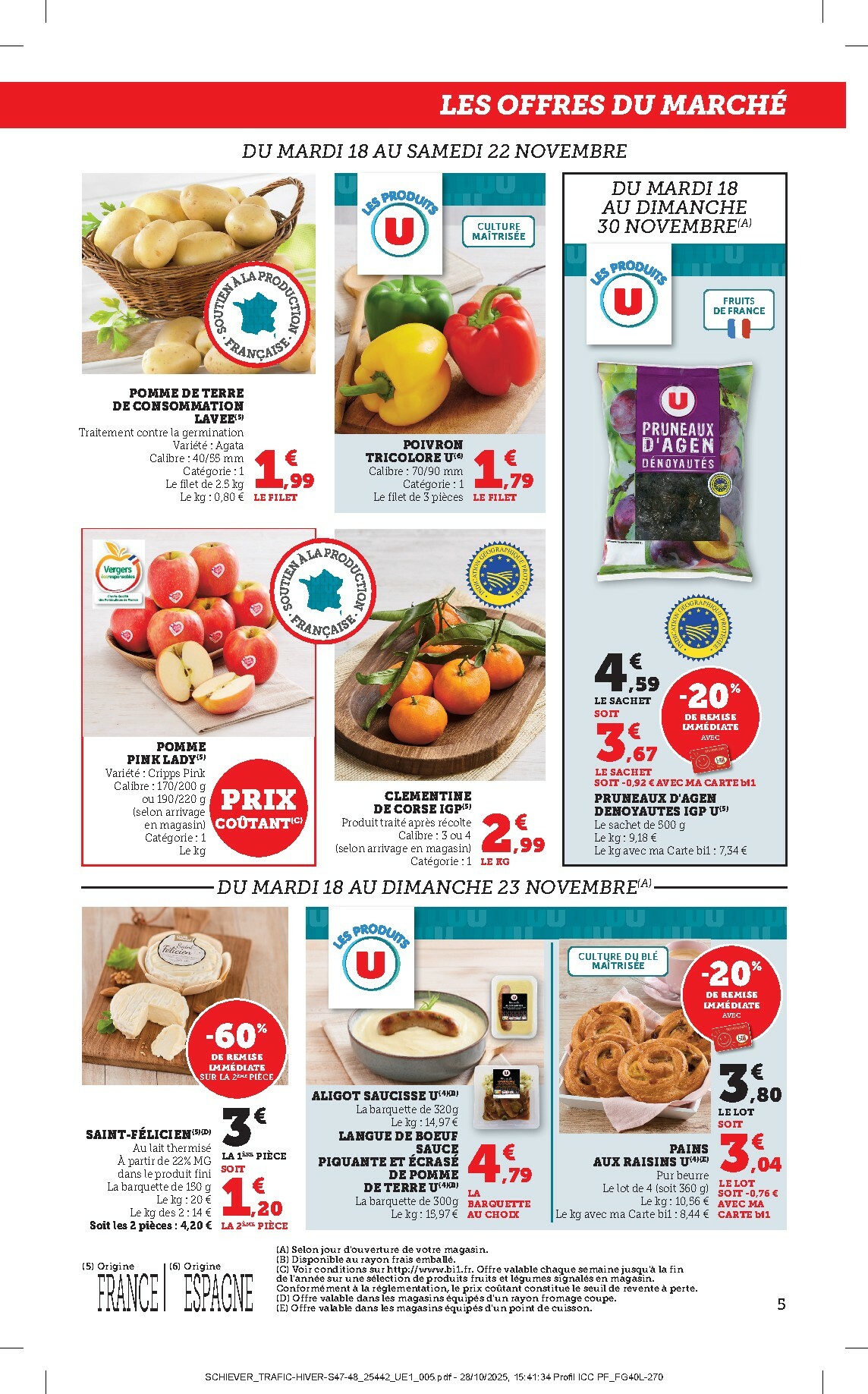 bi1 - Catalogue Bi1 valable du 18/11 au 30/11 - page: 5
