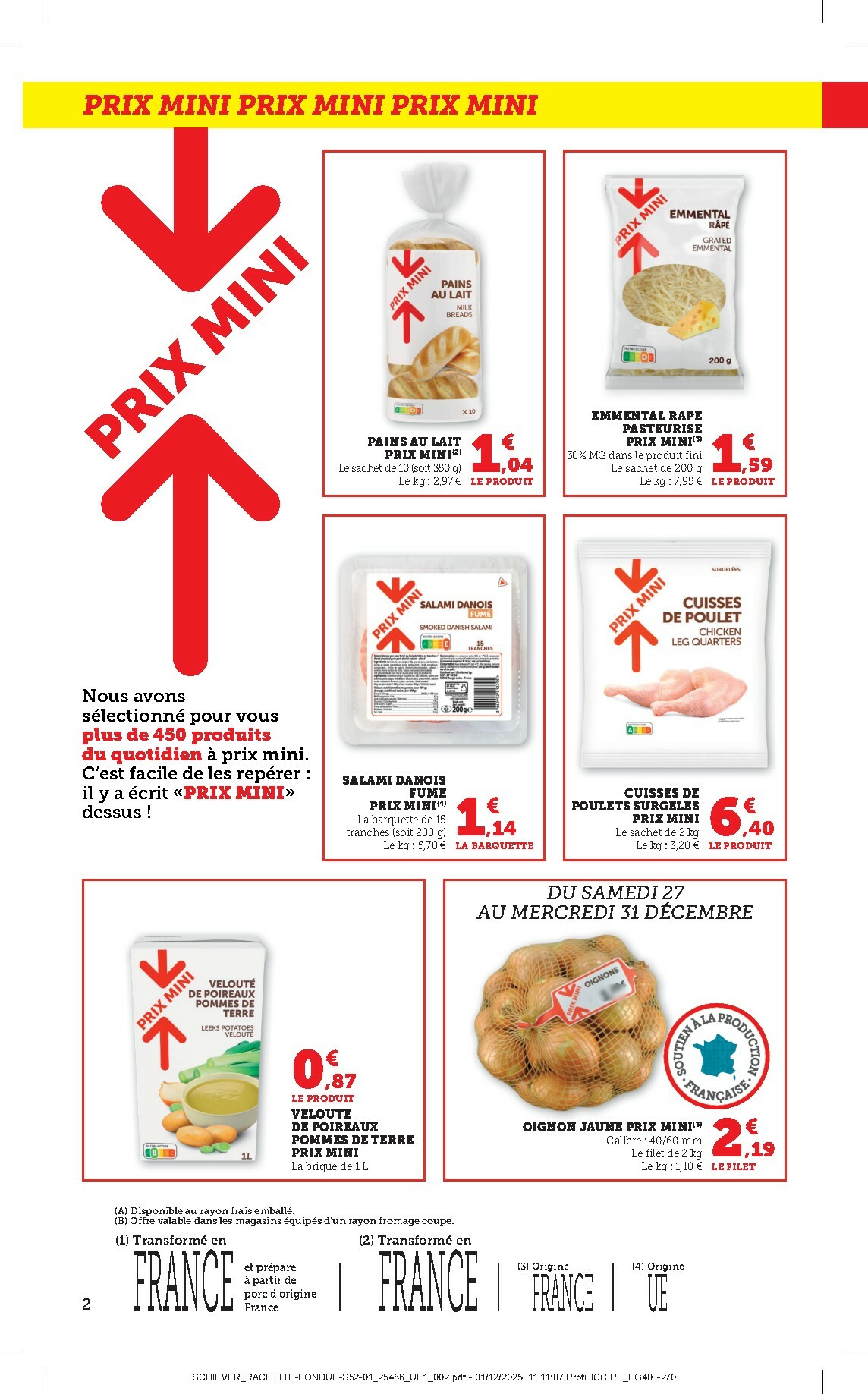 bi1 - Catalogue Bi1 valable du 27/12 au 04/01 - page: 2