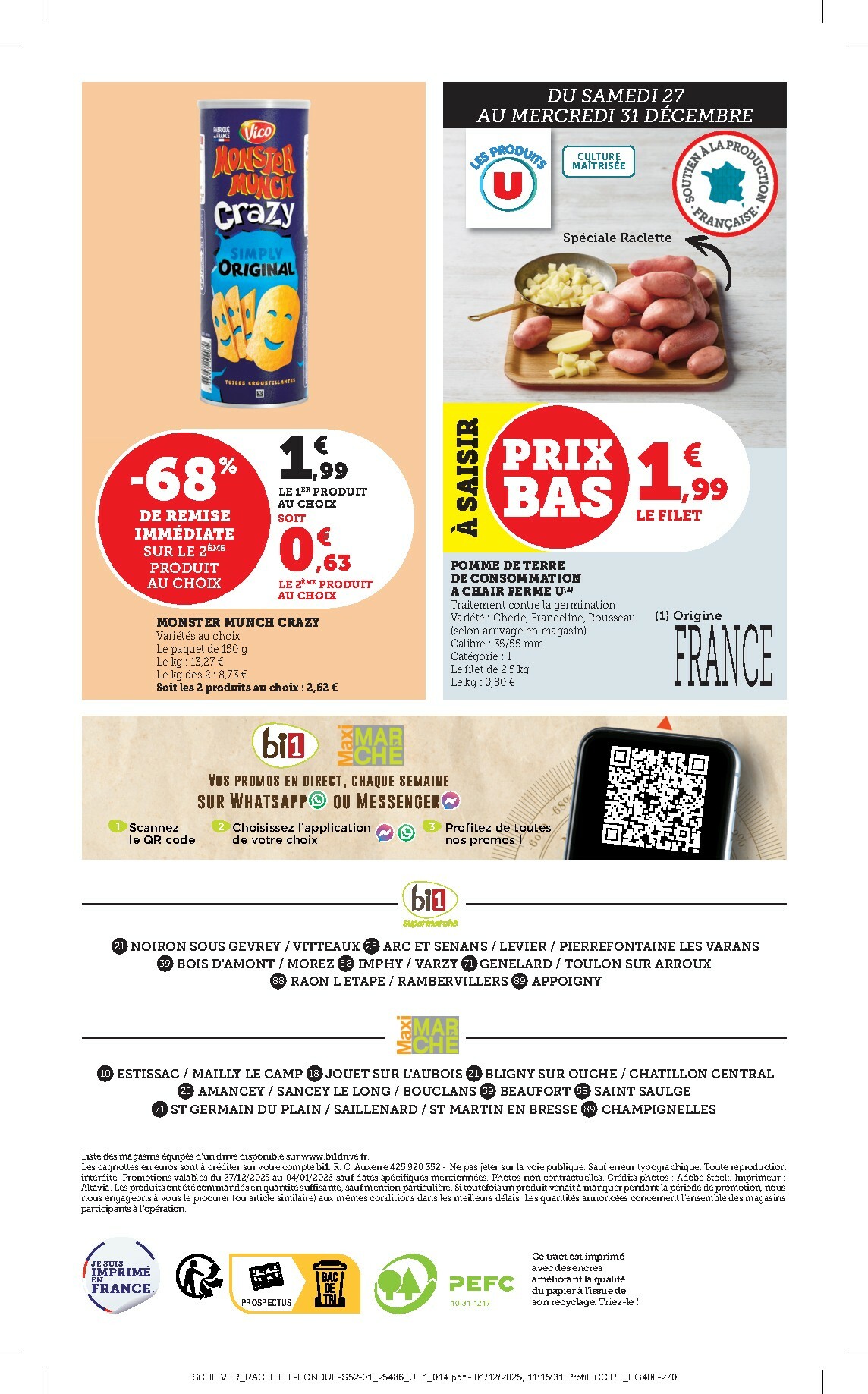 bi1 - Catalogue Bi1 valable du 27/12 au 04/01 - page: 14