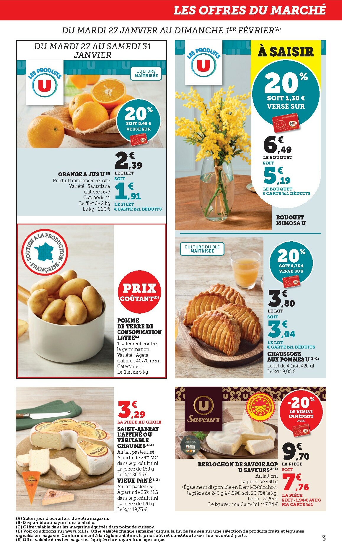 bi1 - Catalogue Bi1 - Maxi valable du 27/01 au 08/02 - page: 3