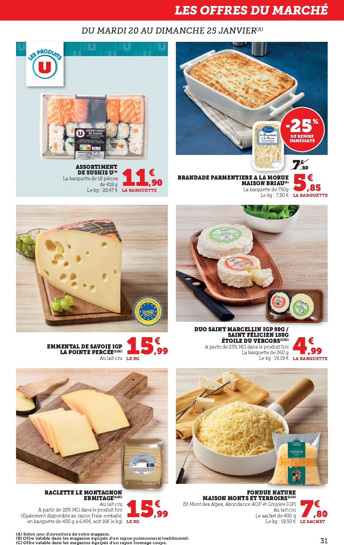 bi1 - Catalogue Bi1 - Dompierre-sur-Besbre, Clamecy, Veigy-Foncenez, Auxerre valable du 20/01 au 01/02 - page: 31