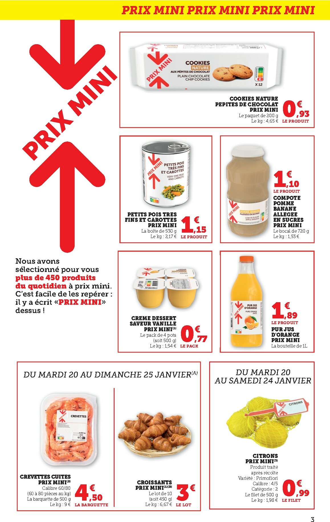 bi1 - Catalogue Bi1 - Supermarché 2 valable du 20/01 au 01/02 - page: 3