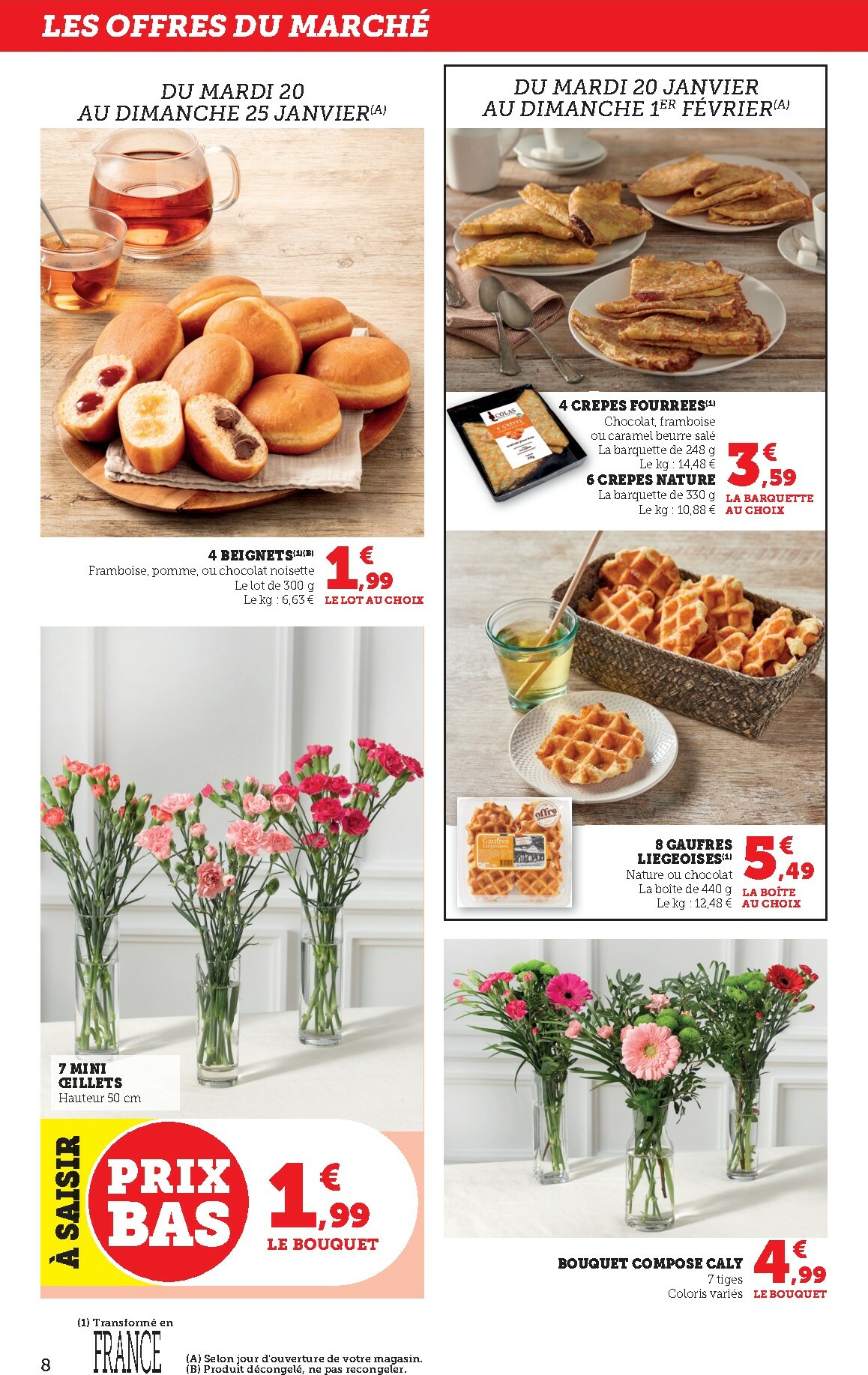 bi1 - Catalogue Bi1 - Supermarché 2 valable du 20/01 au 01/02 - page: 8