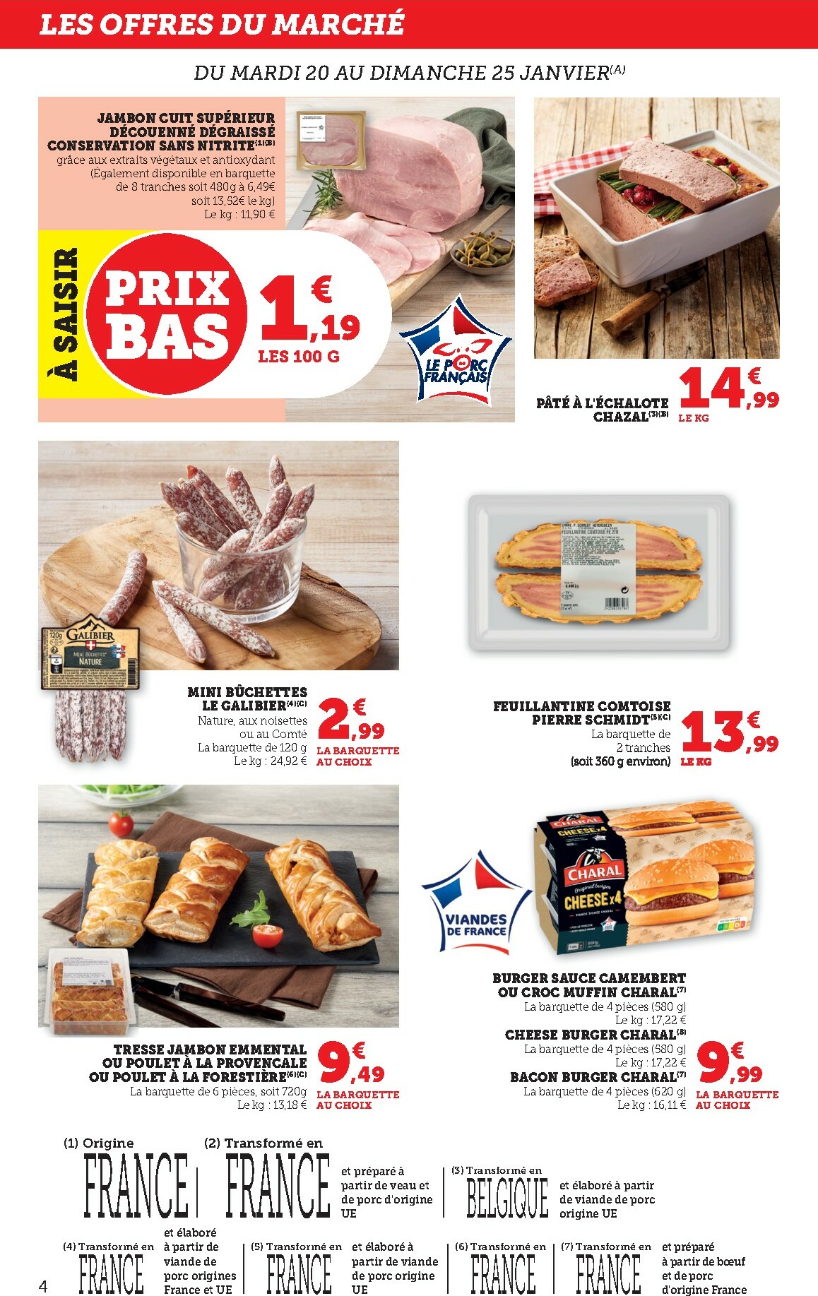 bi1 - Catalogue Bi1 - Supermarché 2 valable du 20/01 au 01/02 - page: 4