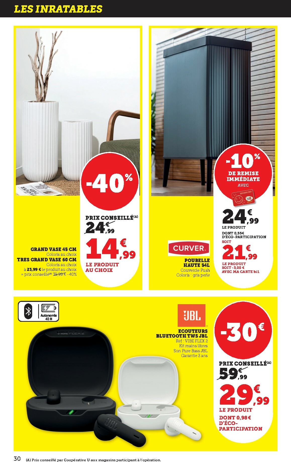 bi1 - Catalogue Bi1 - Supermarché valable du 20/01 au 01/02 - page: 30