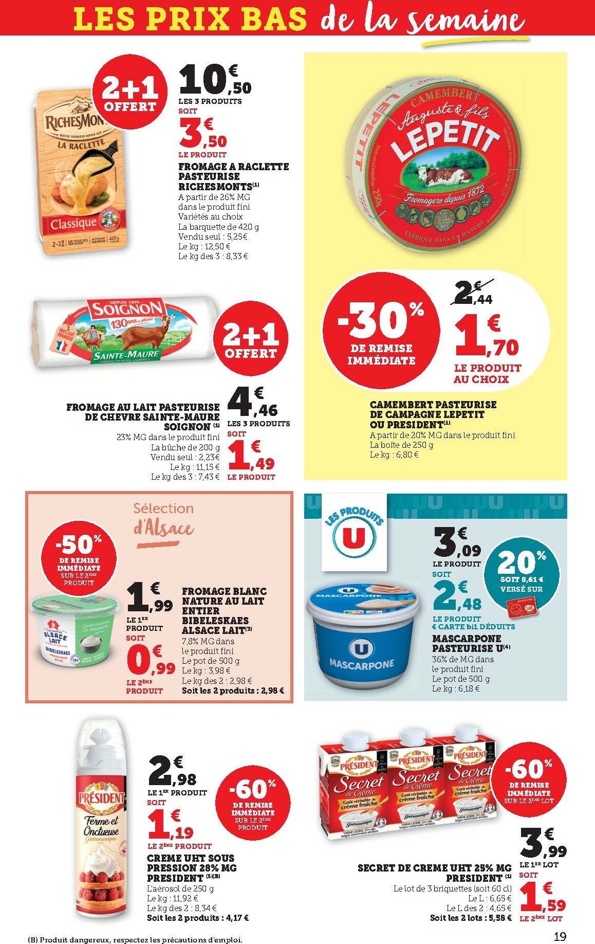 bi1 - Catalogue Bi1 - Supermarché valable du 20/01 au 01/02 - page: 19