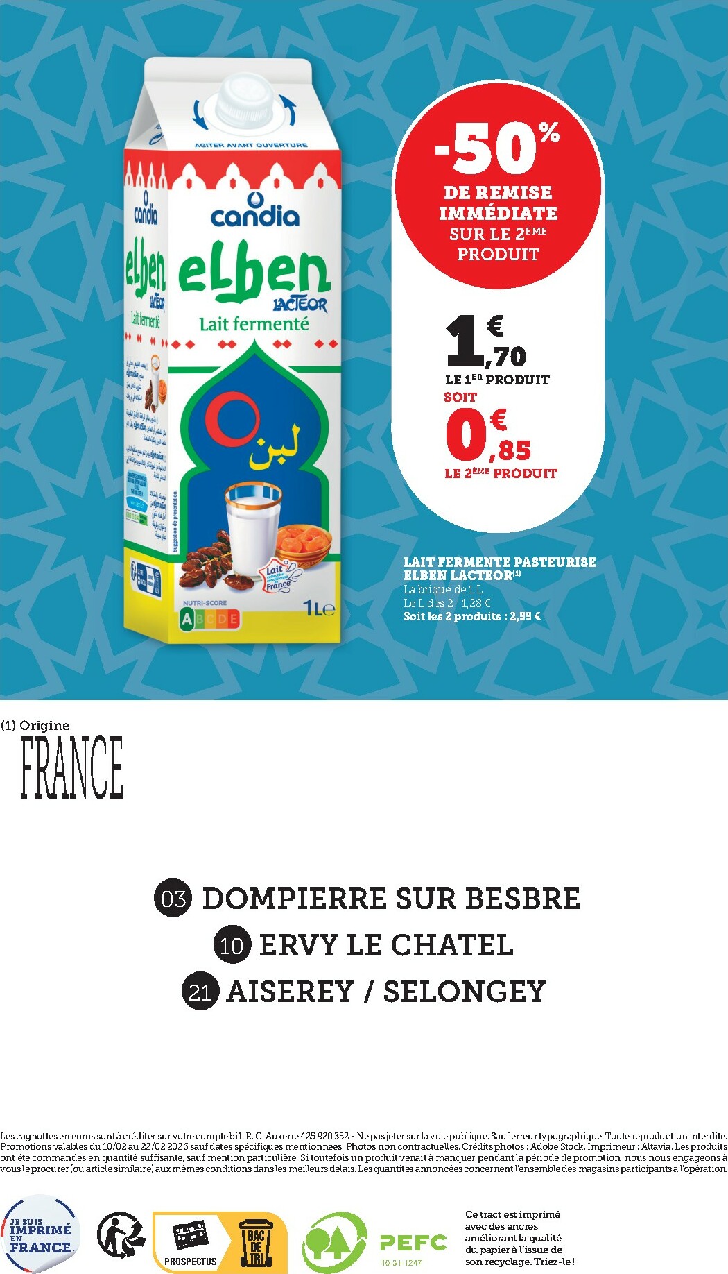 bi1 - Catalogue Bi1 - Dompierre-sur-Besbre, Ervy-le-Châtel, Aiserey, Selongey valable du 10/02/2026 au 22/02/2026 - page: 10