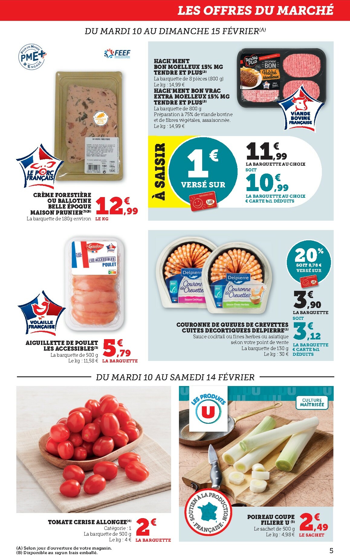 bi1 - Catalogue Bi1 - Noiron-sous-Gevrey, Vitteaux, Époisses, Toutry, Levier, Pierrefontaine-les-Varans, Bois-d'Amont, Varzy, Imphy, Génelard, Raon-l’Étape, Rambervillers, Appoigny, Bléneau valable du 10/02/2026 au 22/02/2026 - page: 5