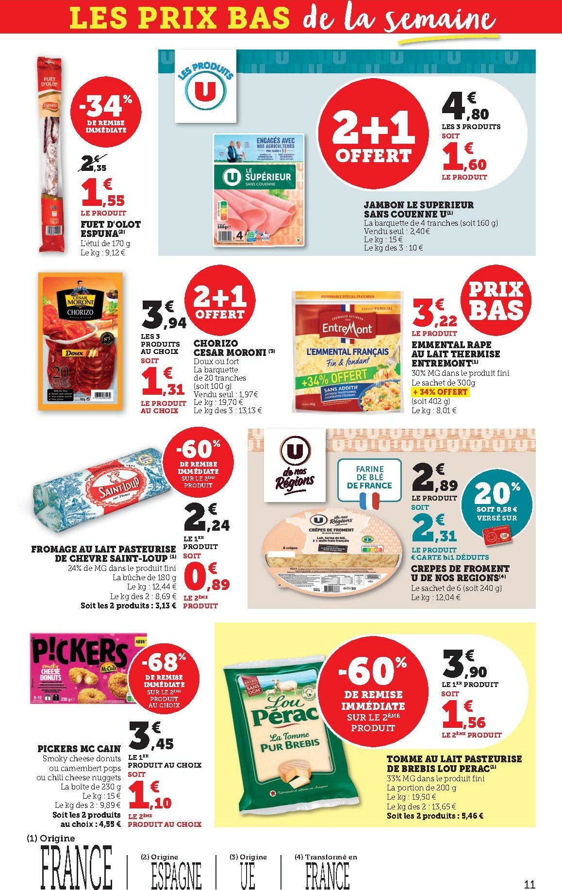 bi1 - Catalogue Bi1 - Baugy, Voujeaucourt, Lavans-les-Saint-Claude, Morbier, Salins, La Pacaudière, Bonny-sur-Loire, Lormes, La Clayette, Louhans, Mercurey, Verdun-sur-le-Doubs, Ancy-le-Franc, Vincelles valable du 10/02/2026 au 22/02/2026 - page: 11